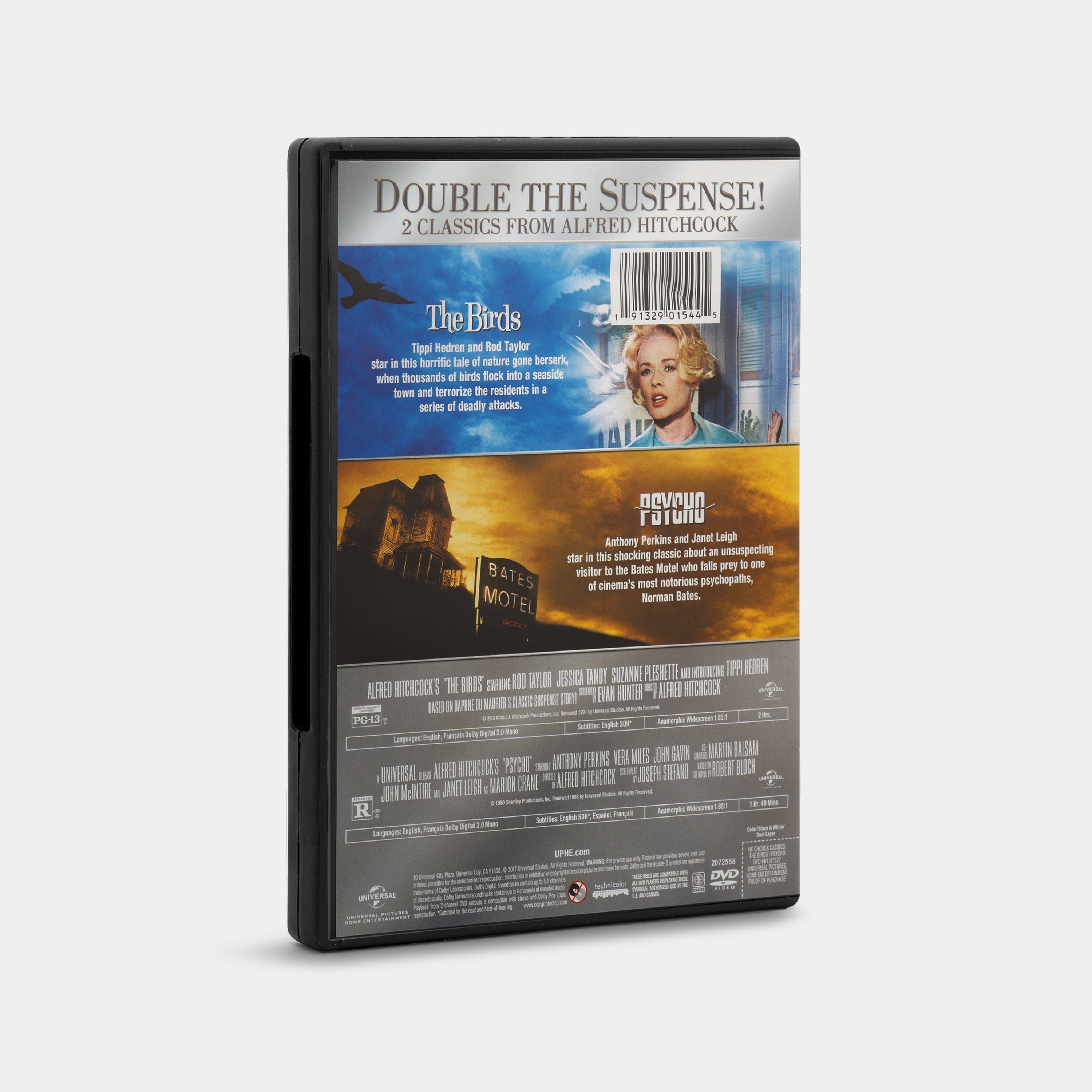 Hitchcock Classics: The Birds / Psycho 2-Disc DVD