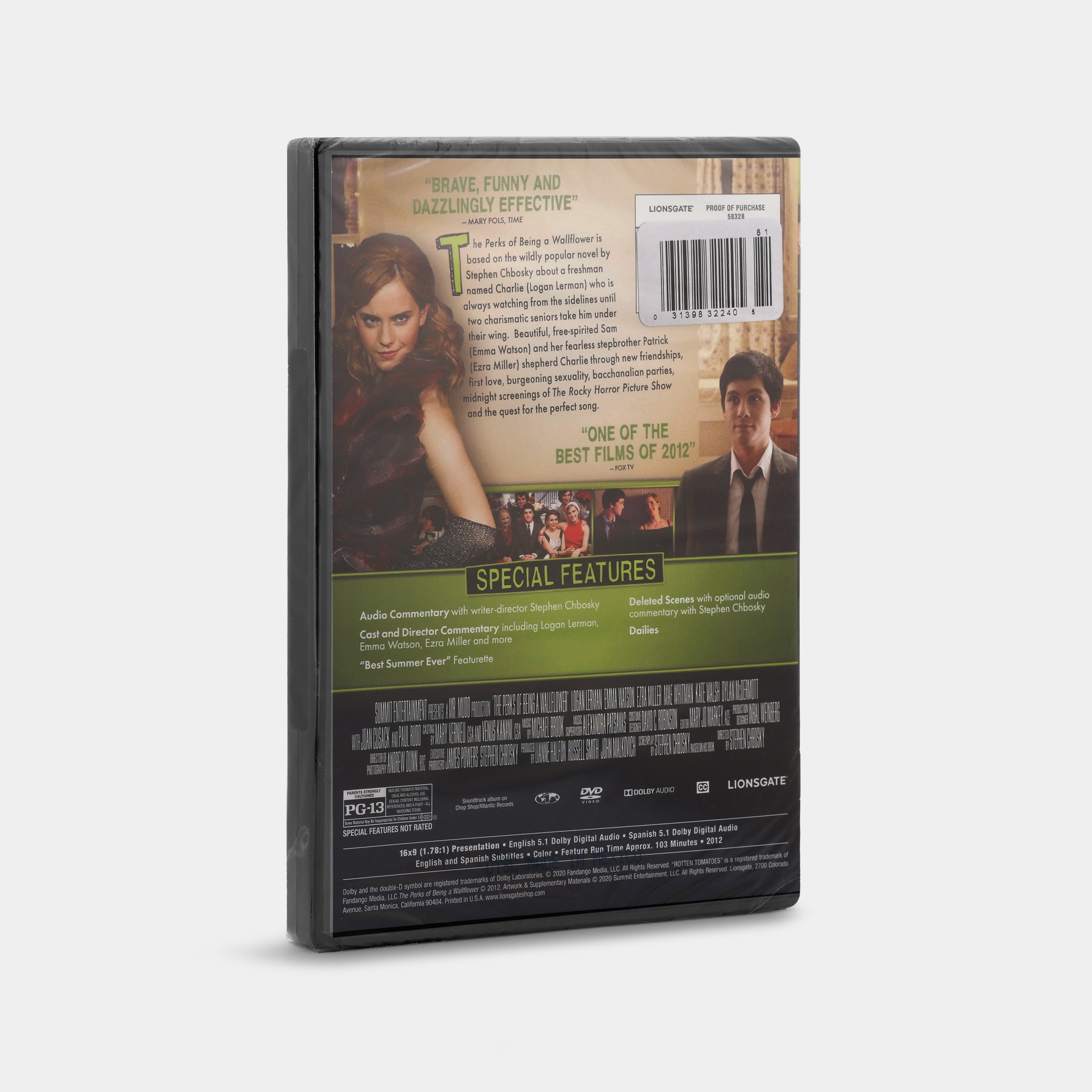 The Perks of Being a Wallflower (Sealed) DVD