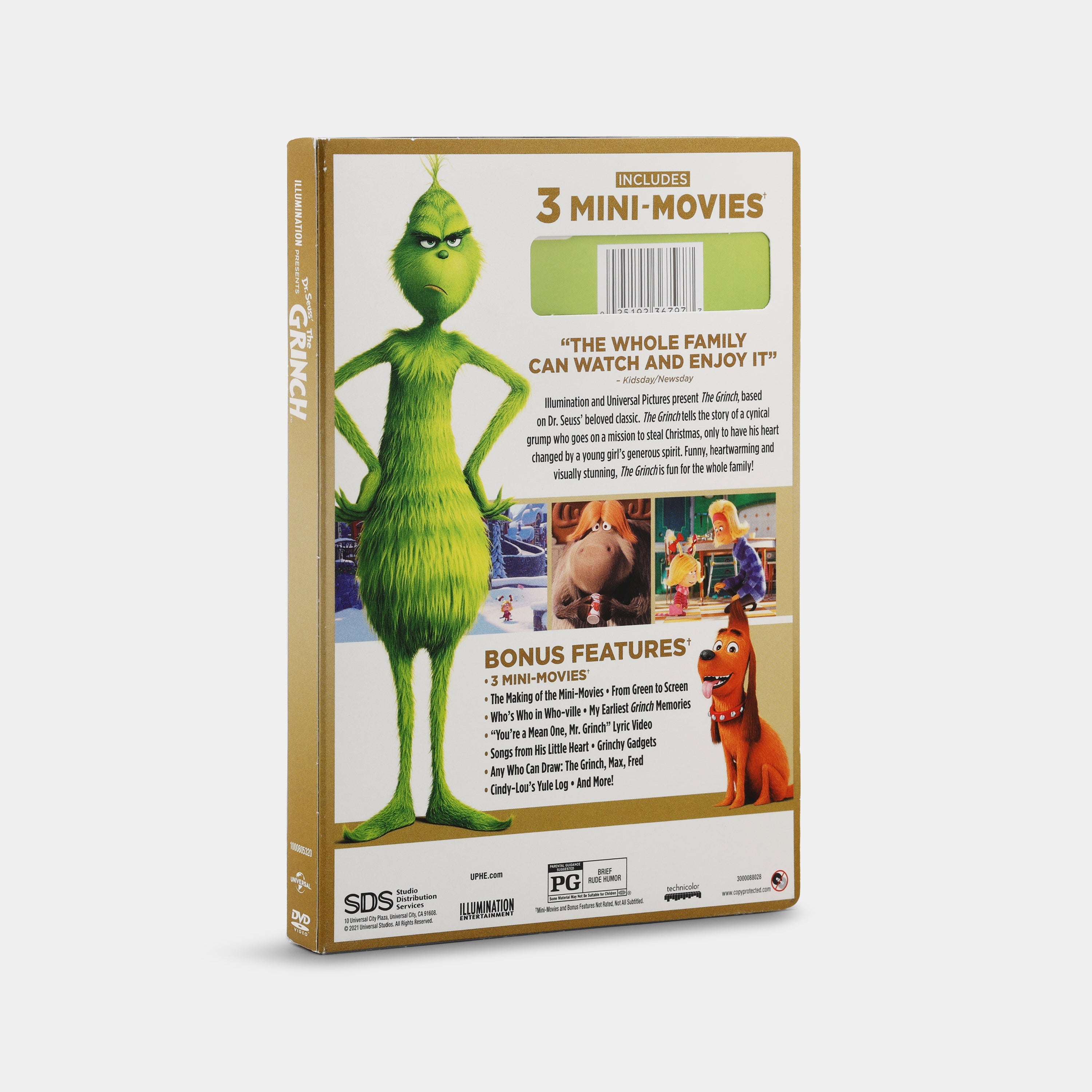 Illumination Presents Dr. Seuss' The Grinch DVD