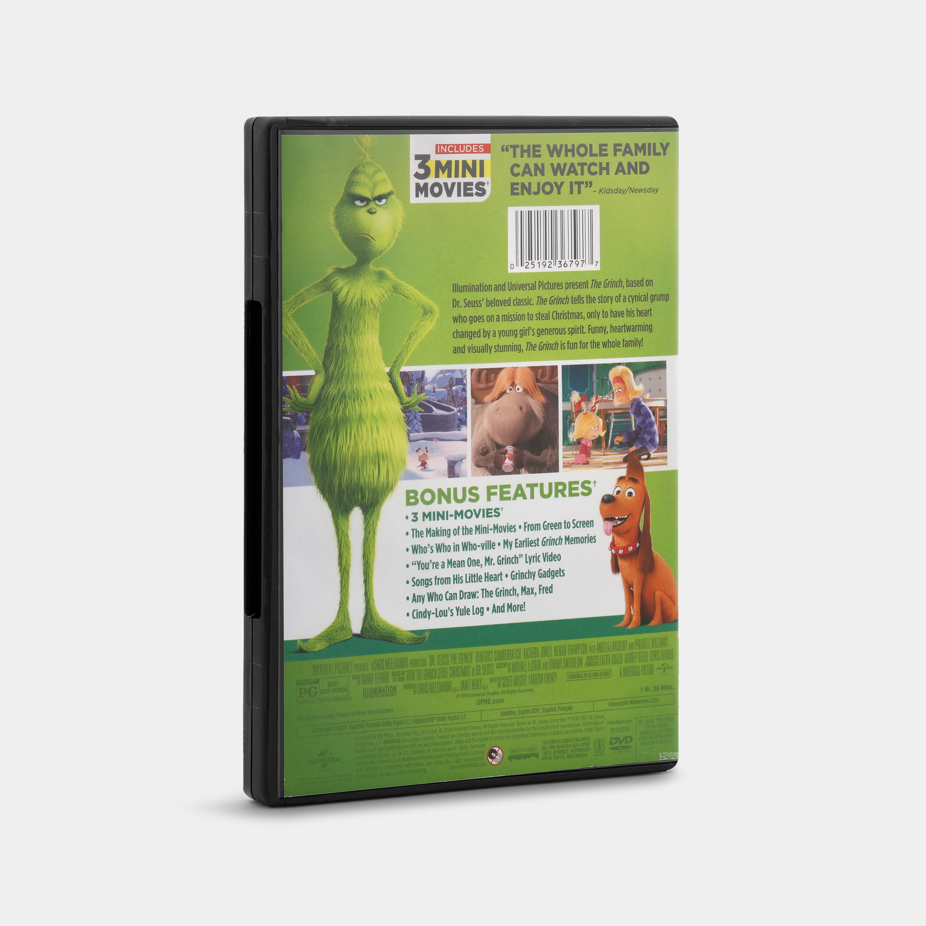 Illumination Presents Dr. Seuss' The Grinch DVD