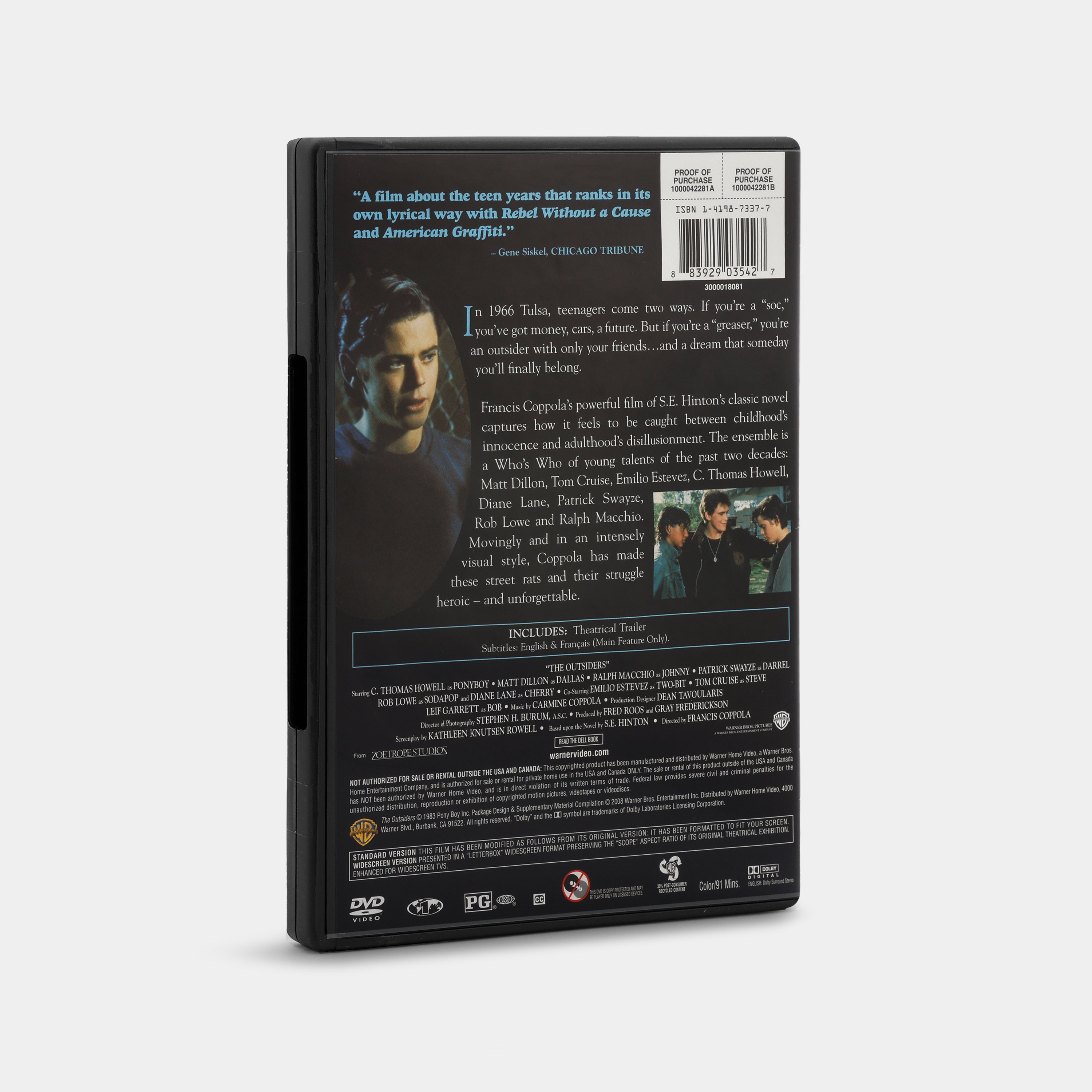 The Outsiders DVD