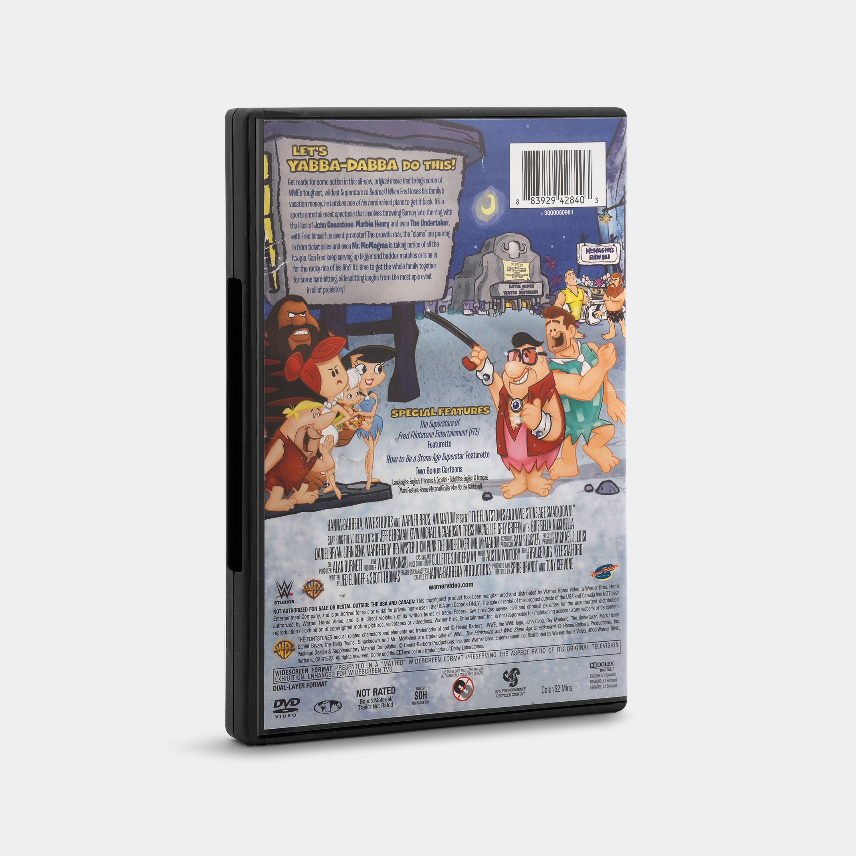 The Flintstones & WWE: Stone Age SmackDown! (Widescreen) DVD