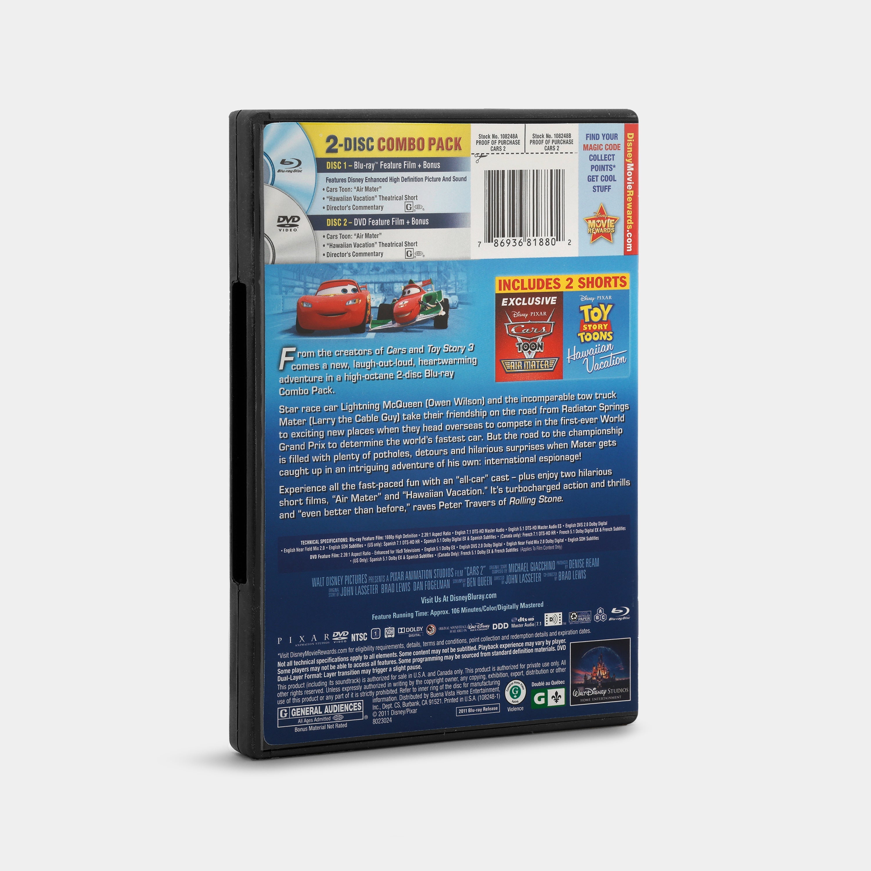 Cars 2 2-Disc DVD & Blu-Ray