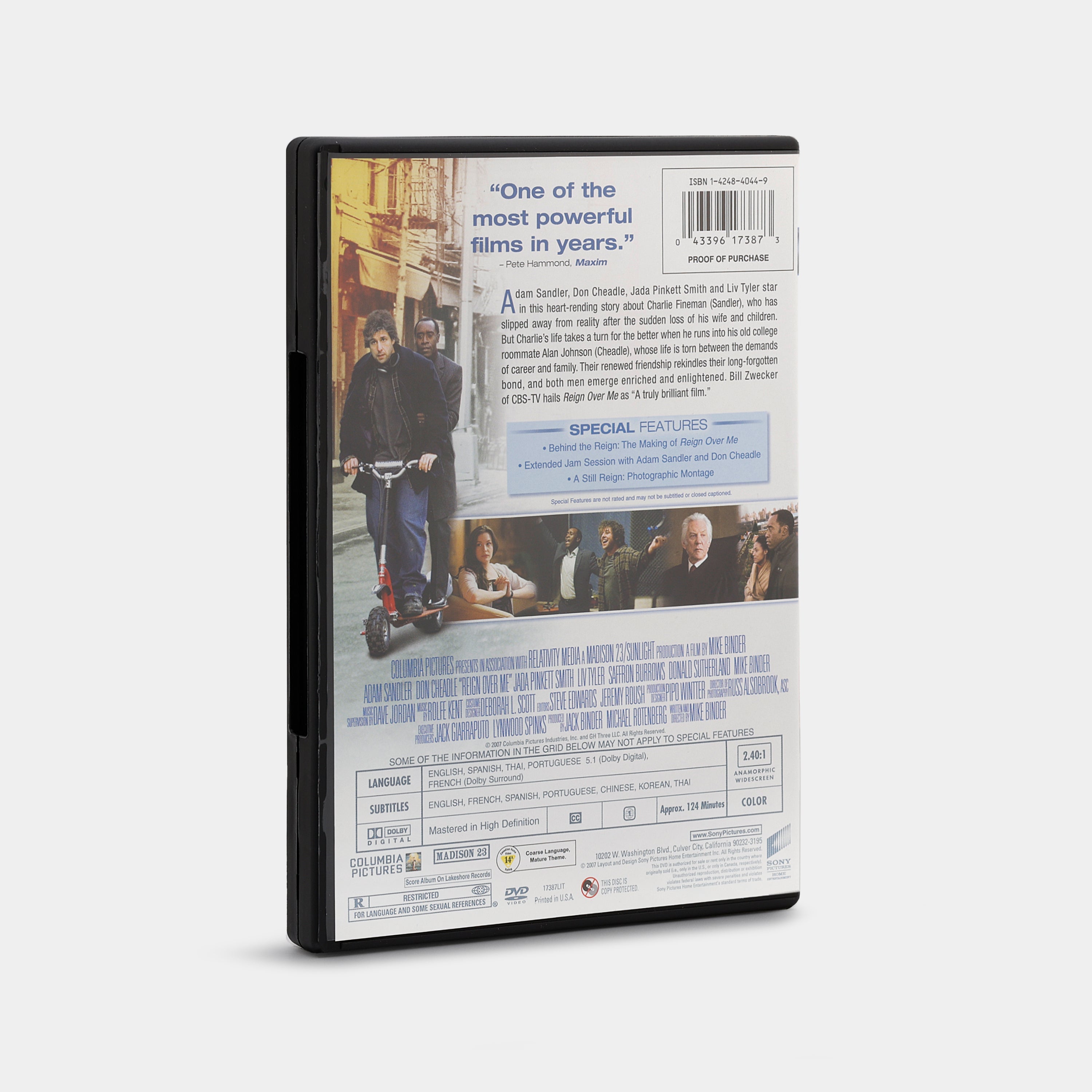 Reign Over Me (Widescreen) DVD