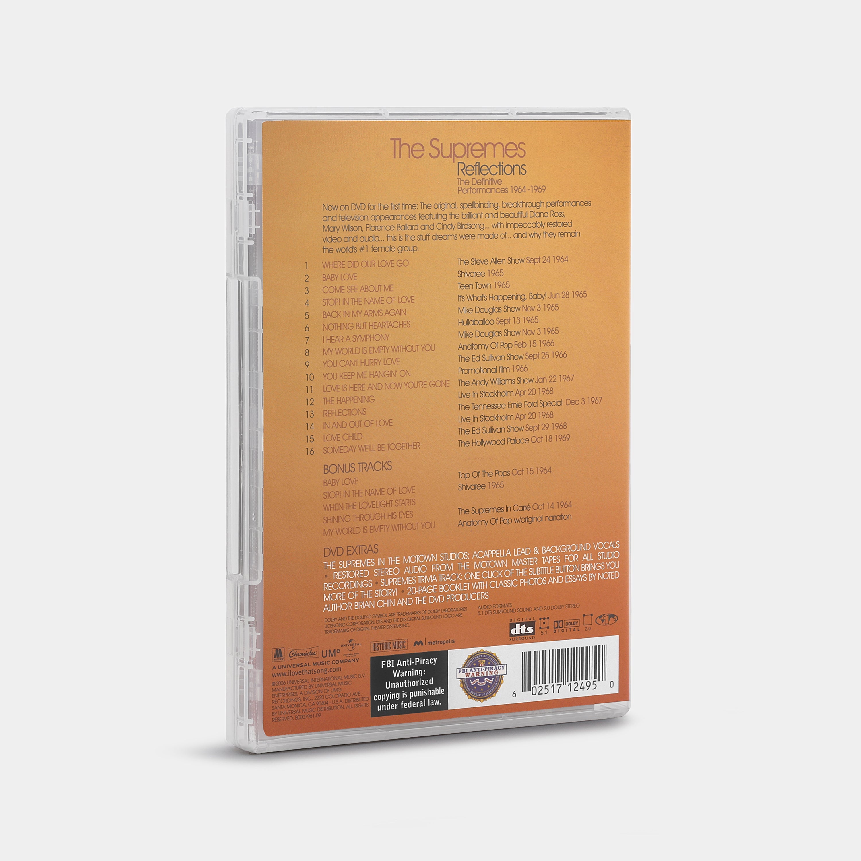 The Supremes: Reflections – The Definitive Performances 1964–1969 DVD