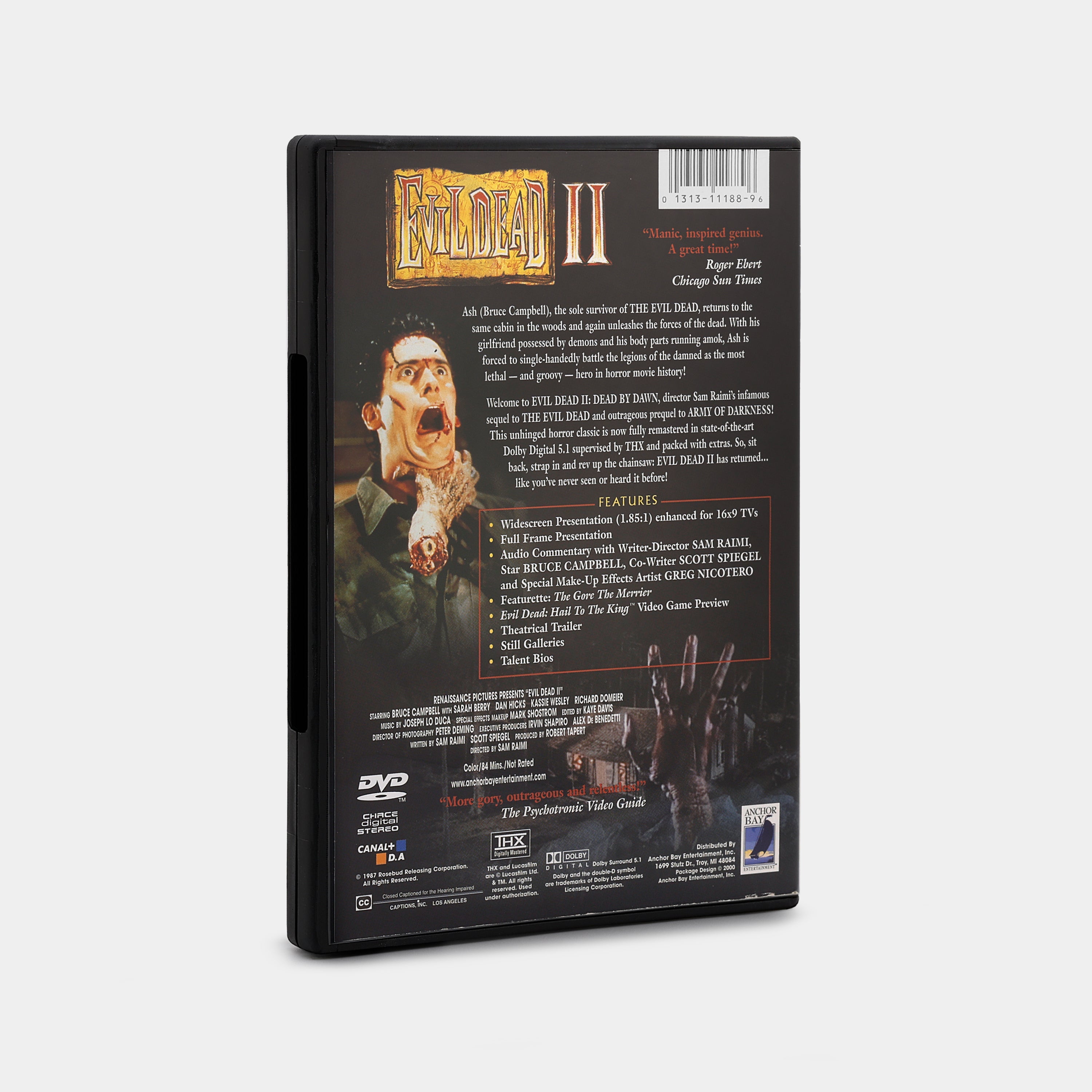 Evil Dead II (Full & Widescreen) DVD