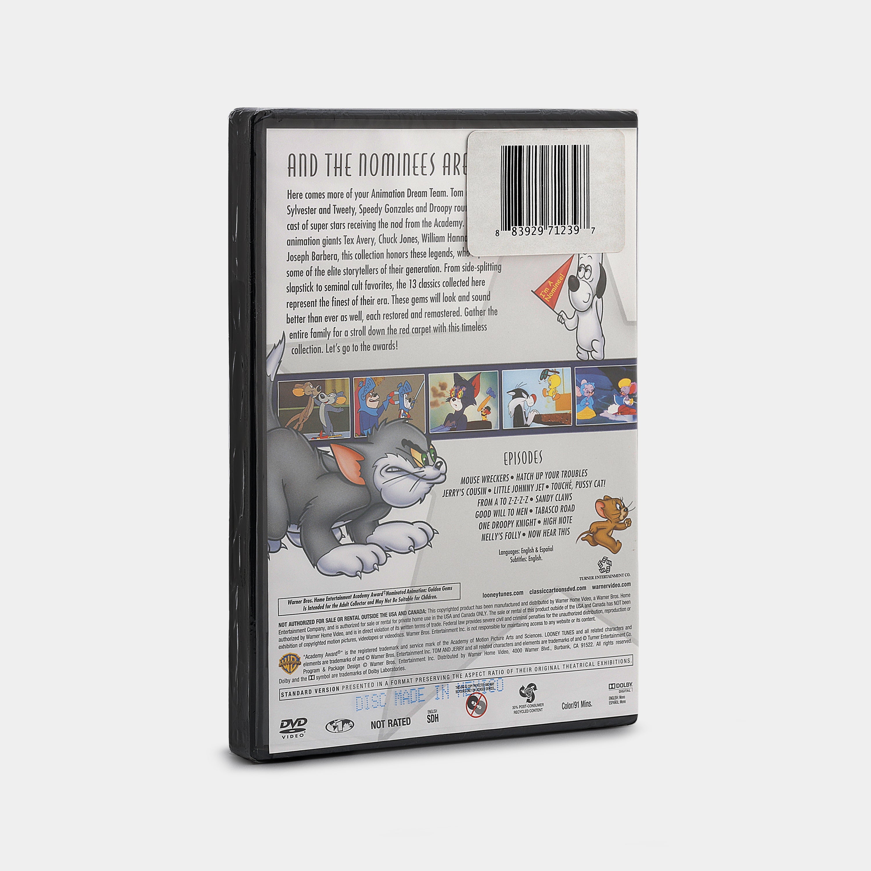 Warner Bros. Home Entertainment Academy Award-Nominated Animation: Golden Gems (Sealed) DVD