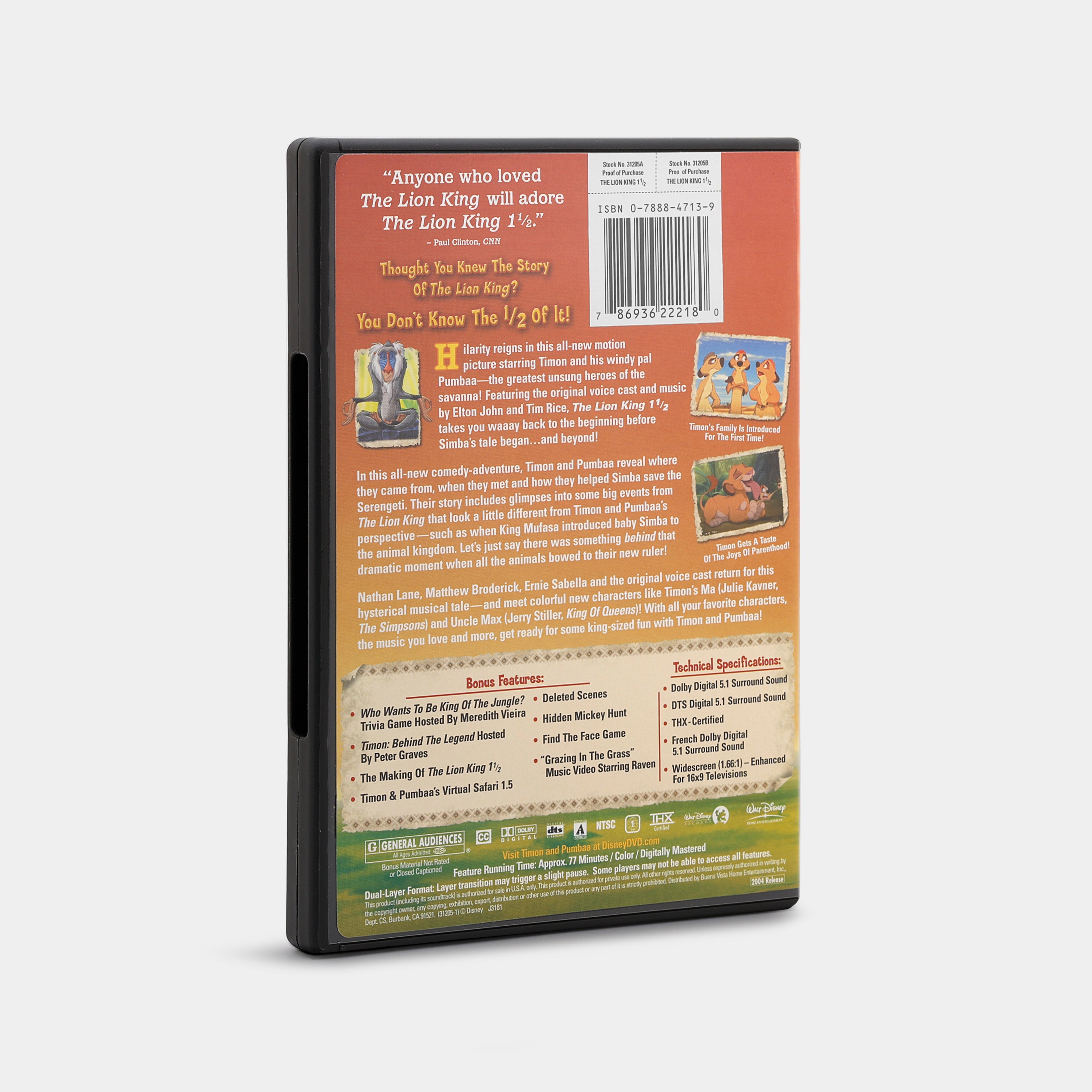 The Lion King 1½ 2-Disc DVD