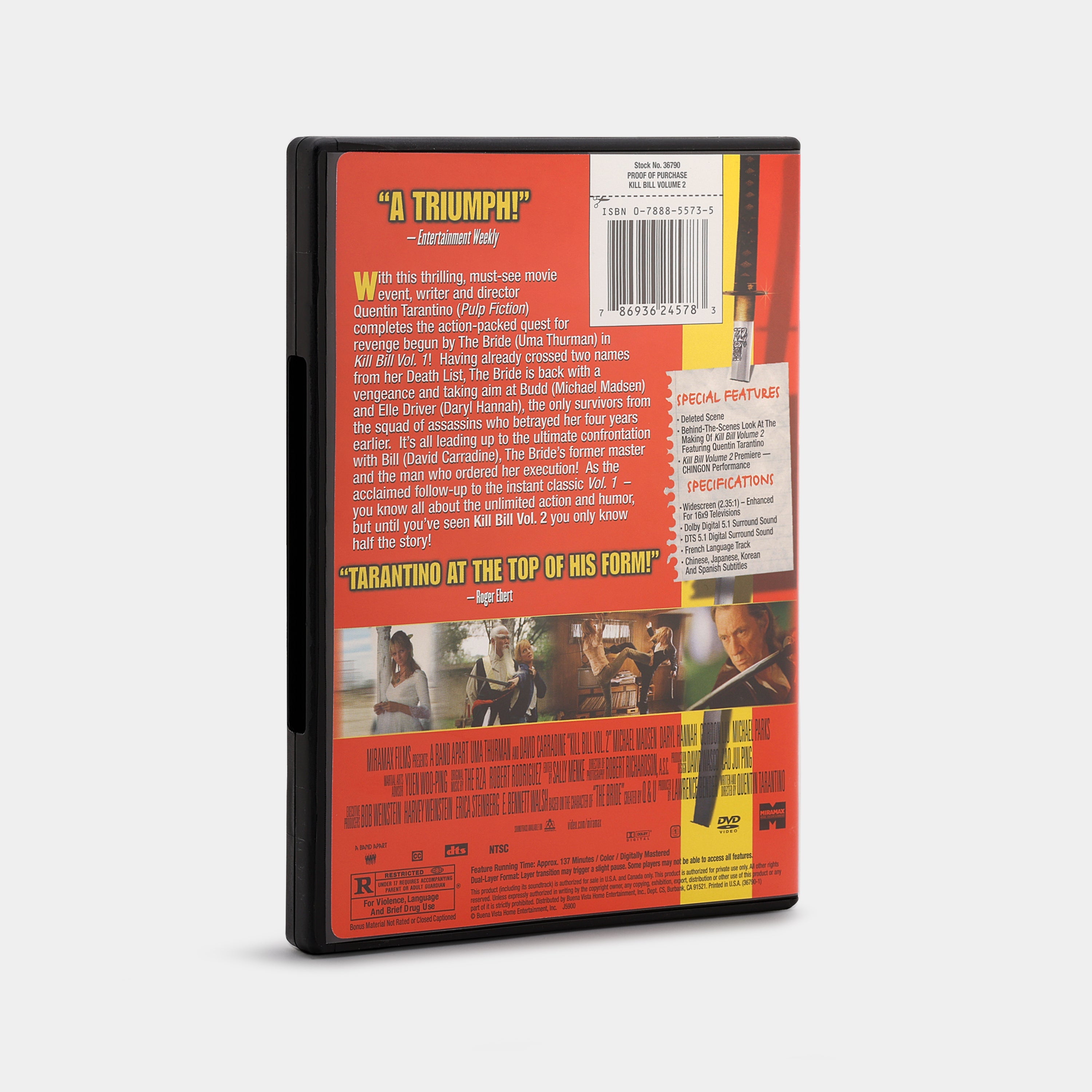Kill Bill: Vol. 2 (Widescreen) DVD