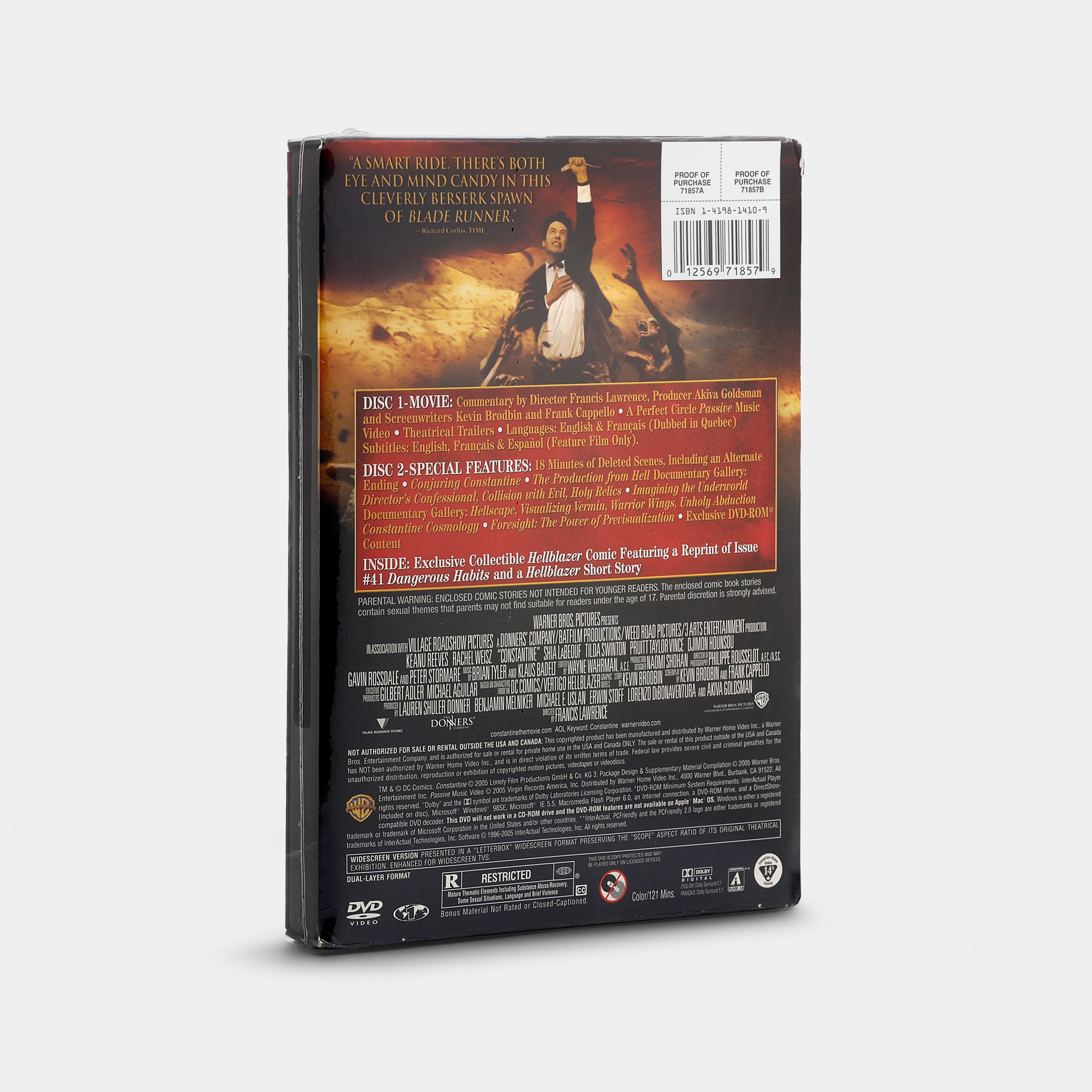 Constantine (Widescreem Deluxe Edition, Sealed) 2-Disc DVD