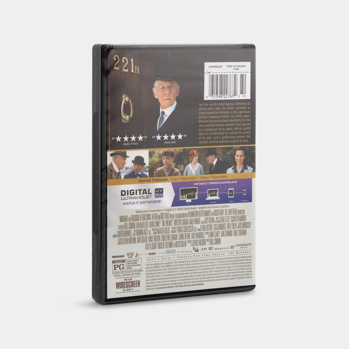Mr. Holmes (Widescreen, Sealed) DVD
