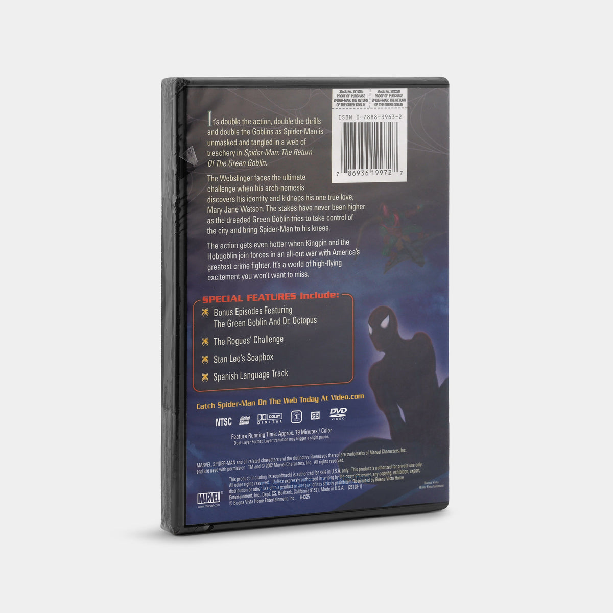 Spider-Man: The Return of the Green Goblin (Sealed) DVD
