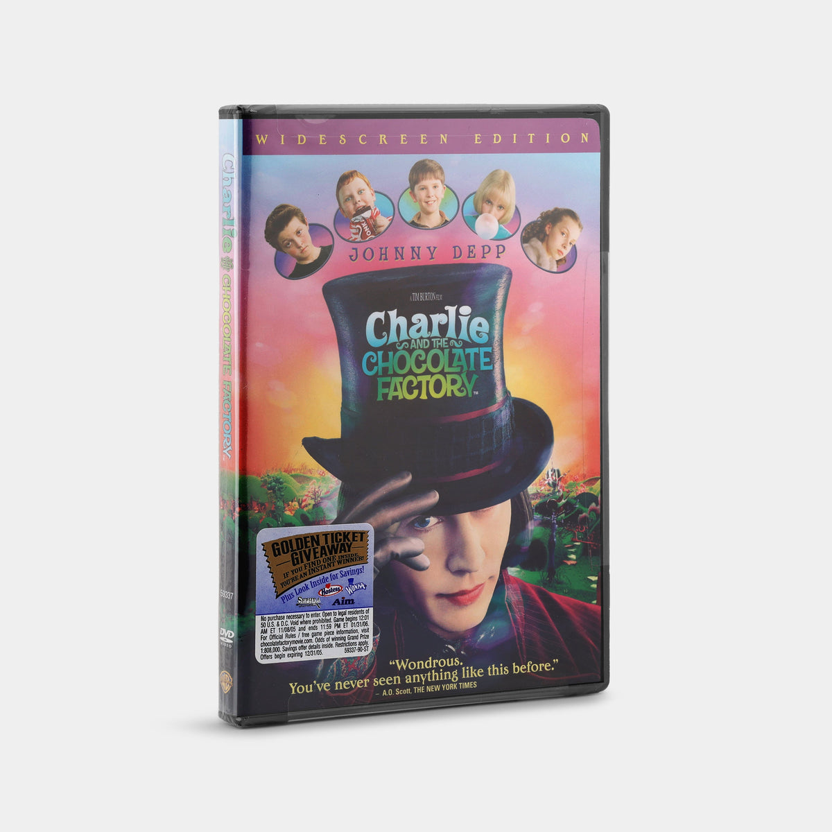 Charlie and the Chocolate Factory (Widescreen, Sealed) DVD