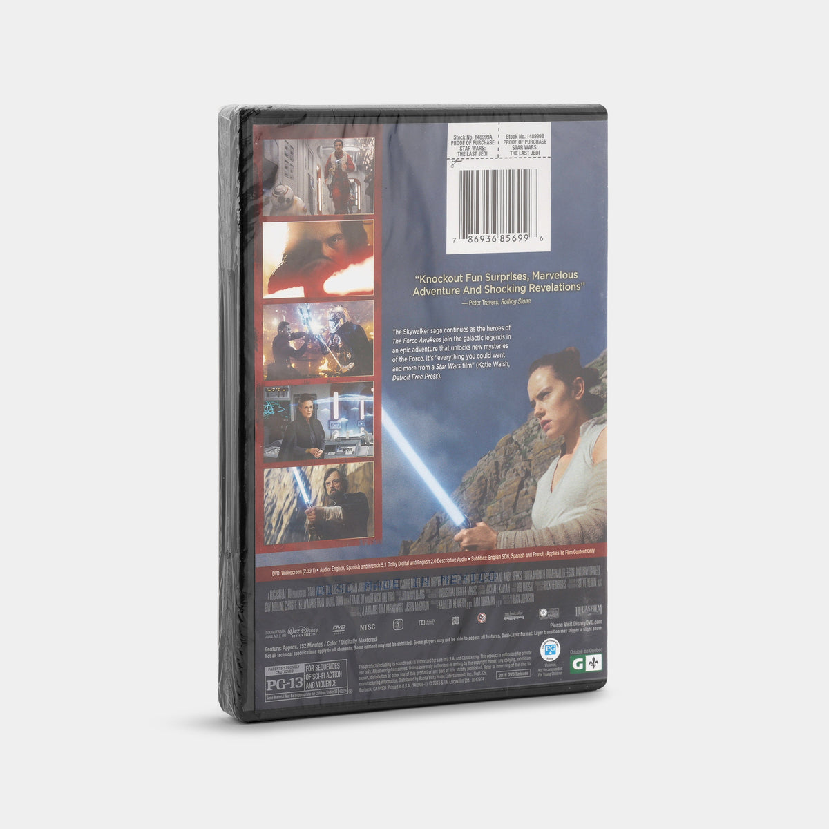 Star Wars: Episode VIII - The Last Jedi (Widescreen, Sealed) DVD