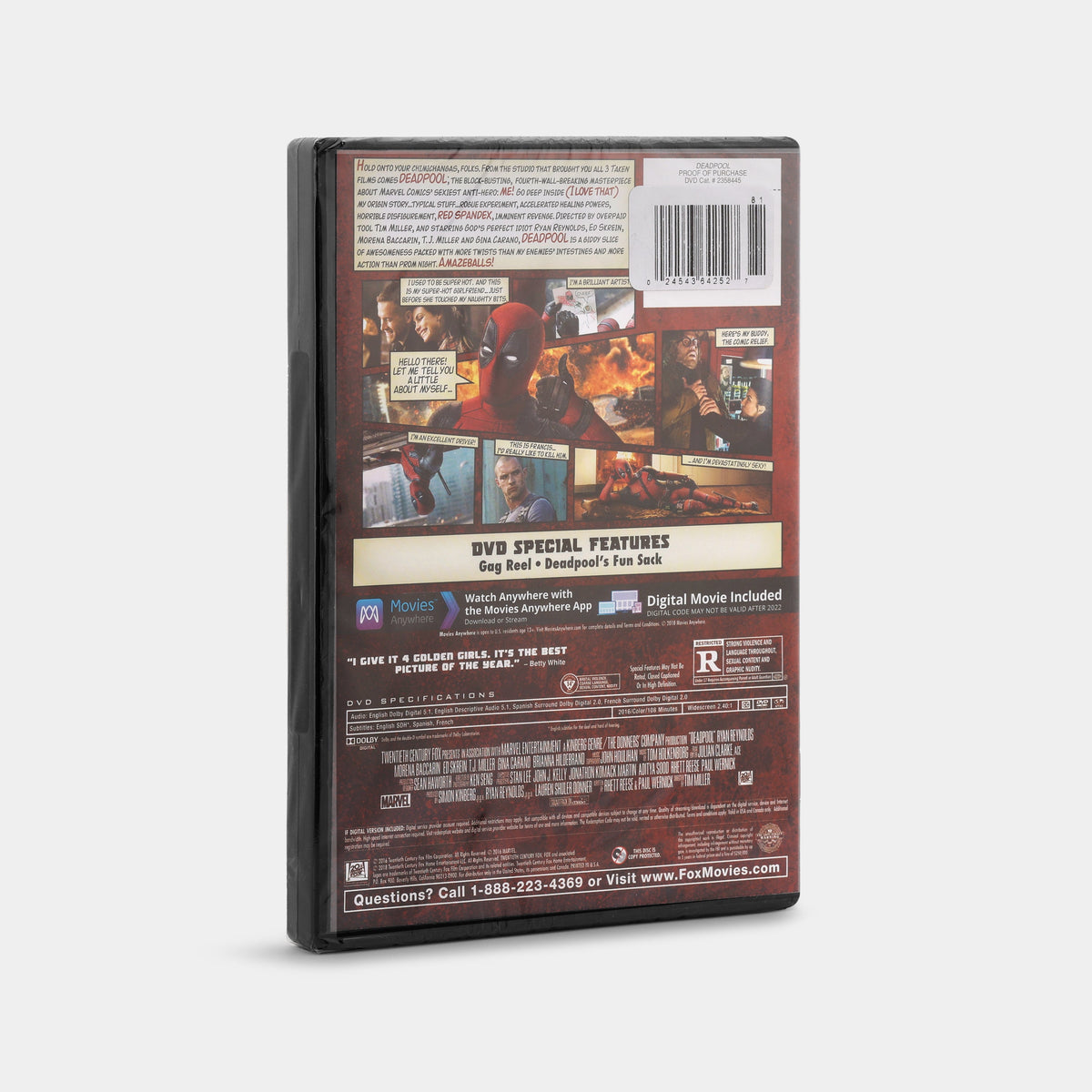 Deadpool (Widescreen, Sealed) DVD