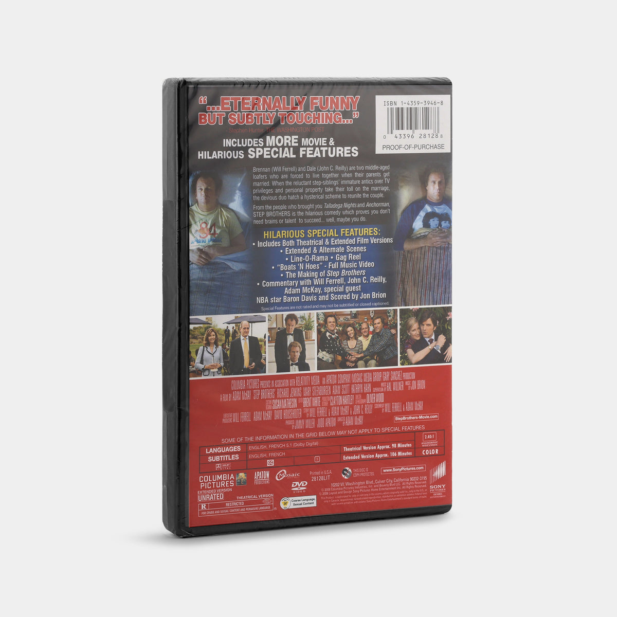 Step Brothers (Unrated Widescreen Edition, Sealed) DVD