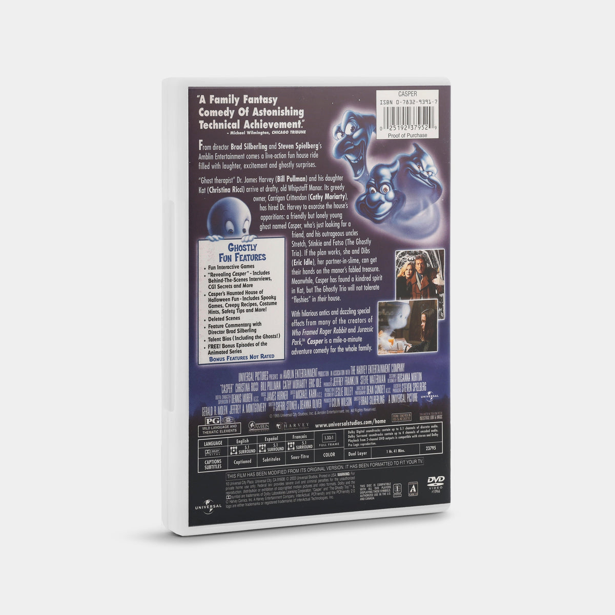 Casper (Special Edition, Full Screen) DVD