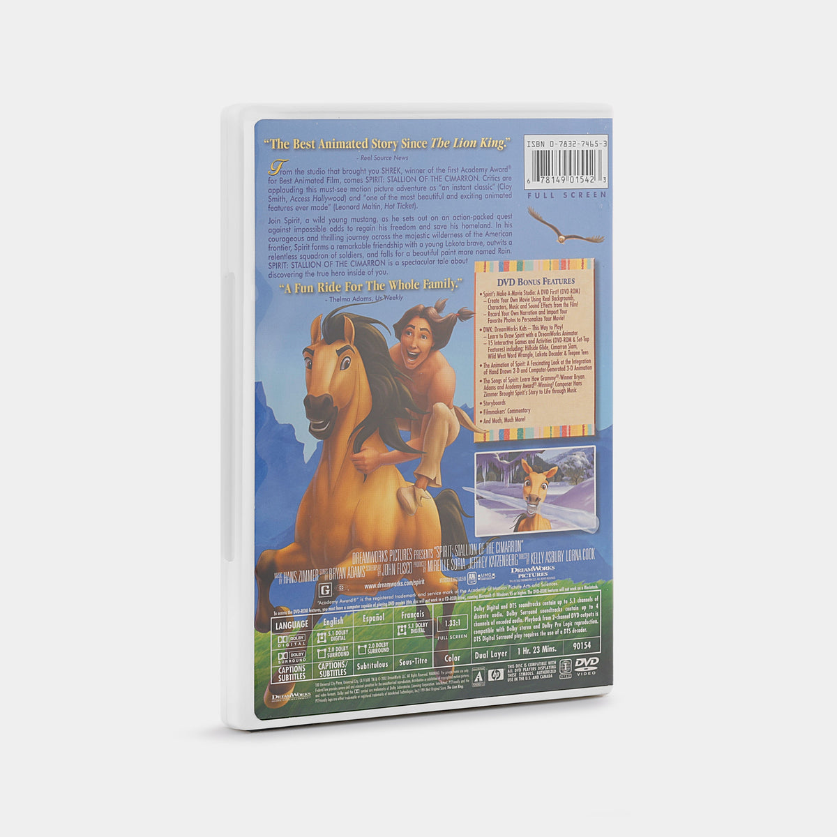 Spirit: Stallion of the Cimarron (Full Screen) DVD