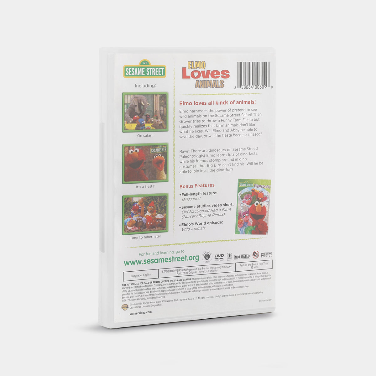 Sesame Street: Elmo Loves Animals DVD