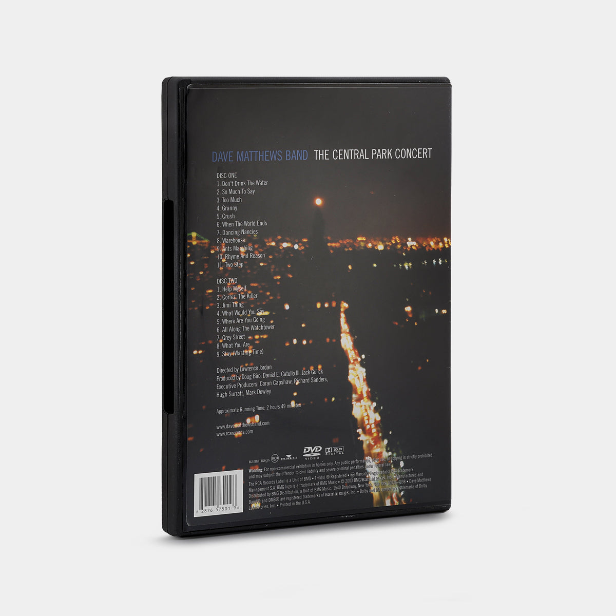 Dave Matthews Band: The Central Park Concert DVD