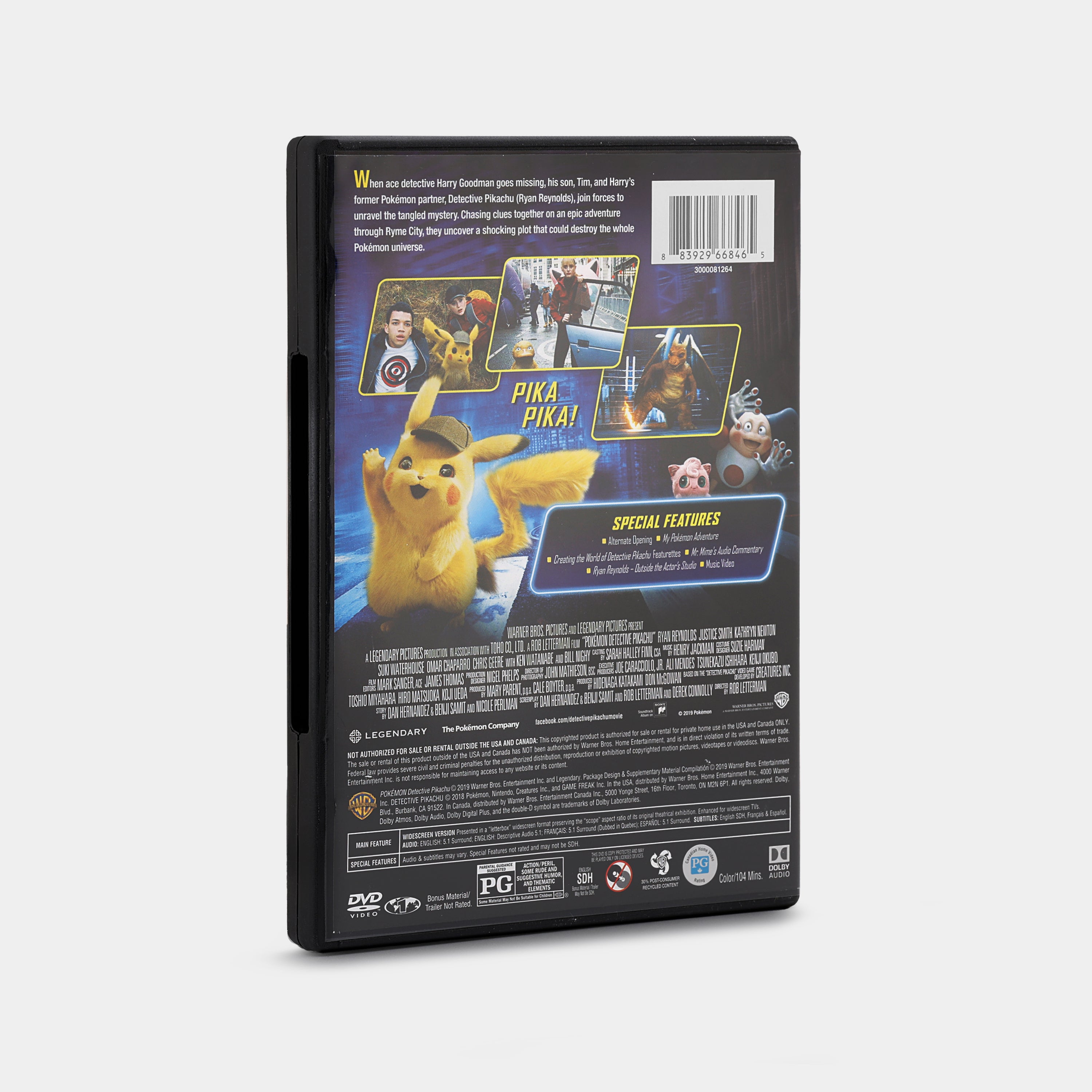 Pokémon Detective Pikachu (Widescreen) DVD