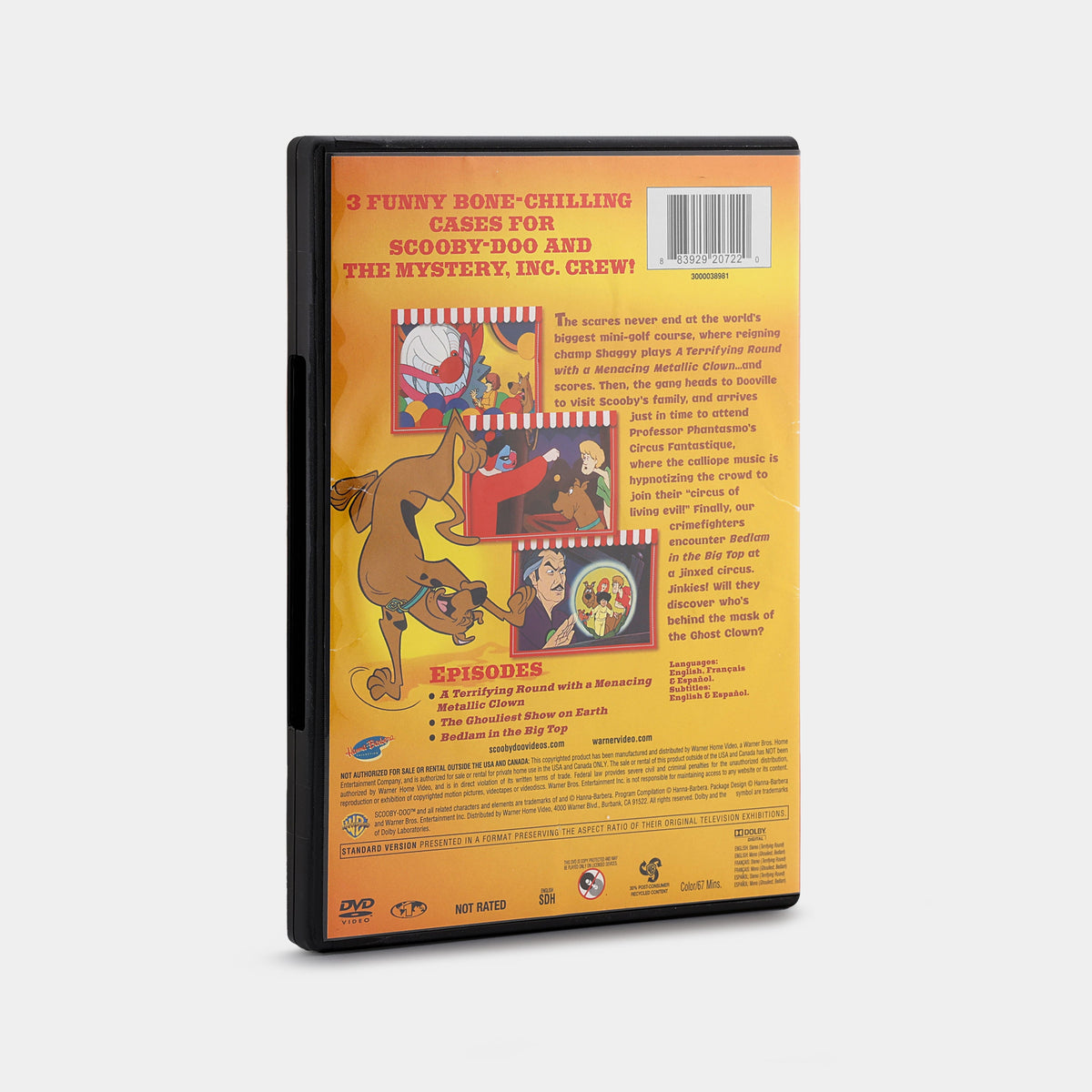Scooby-Doo! and the Circus Monsters DVD