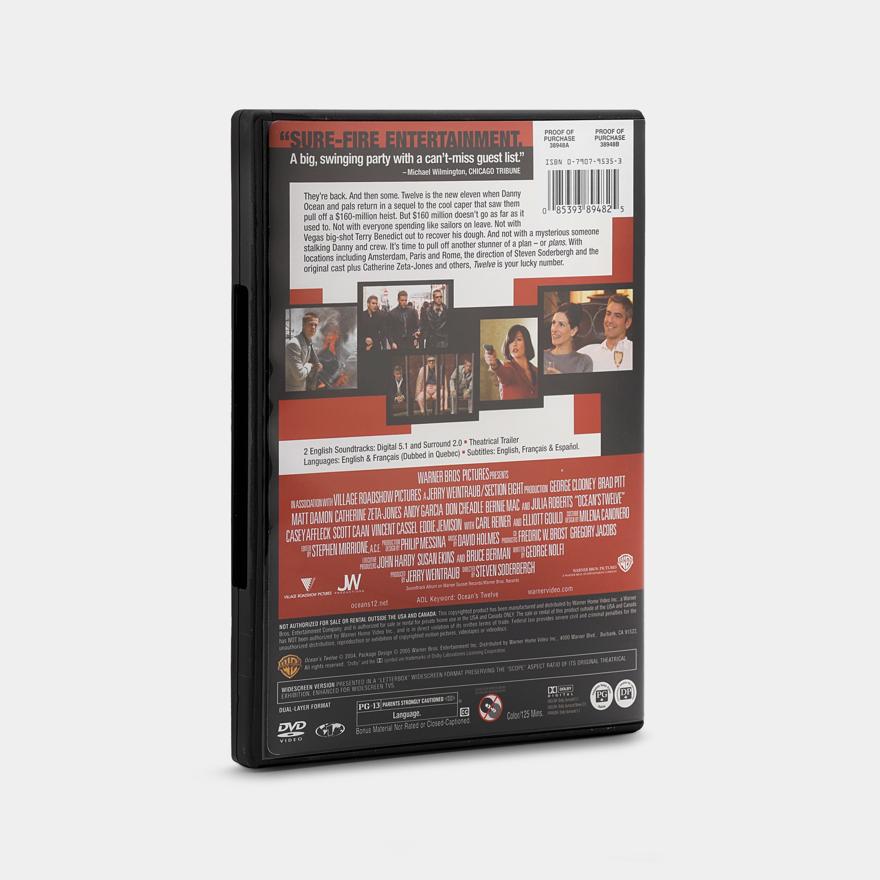 Ocean's Twelve (Widescreen) DVD