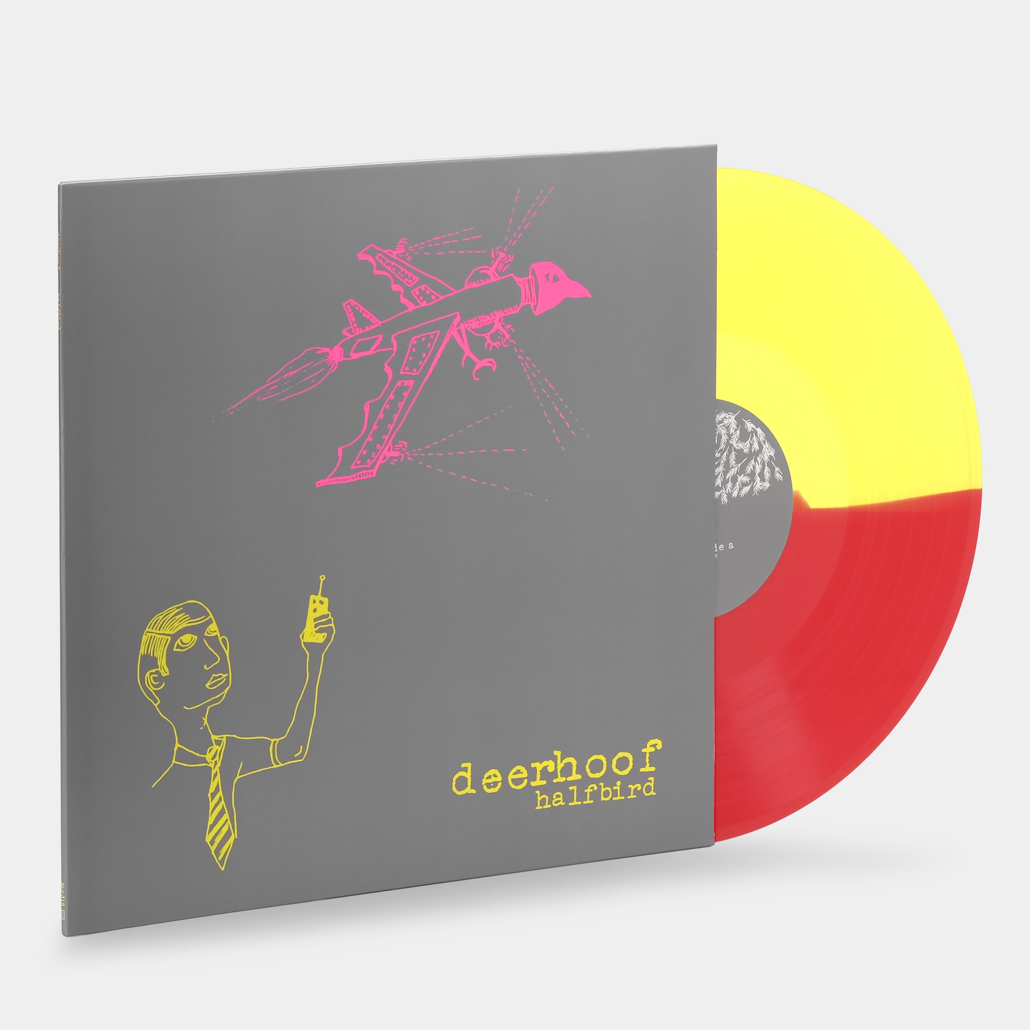 Deerhoof - Halfbird LP Pink & Yellow Vinyl Record