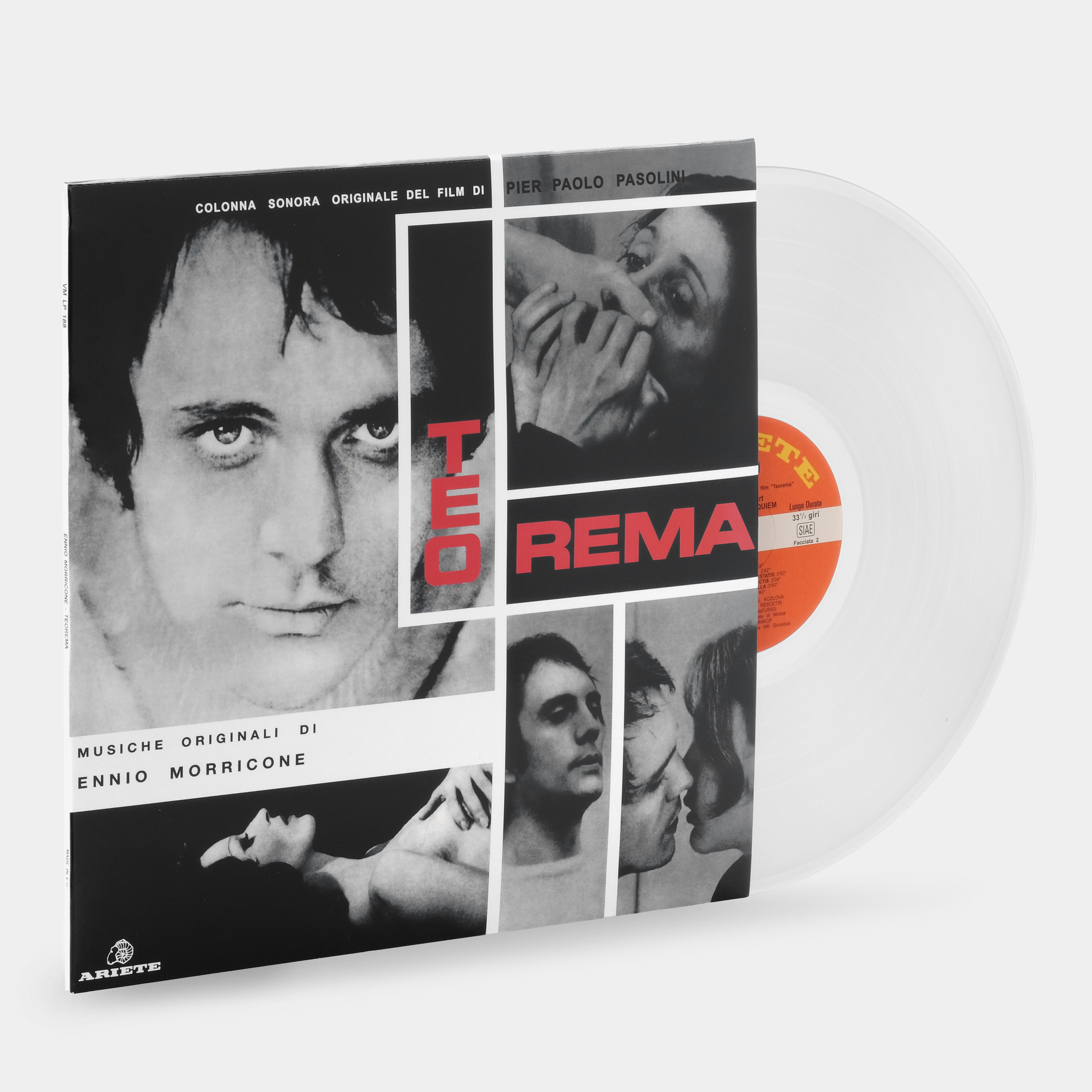 Ennio Morricone - Teorema (Colonna Sonora Originale Del Film) LP Clear Vinyl Record
