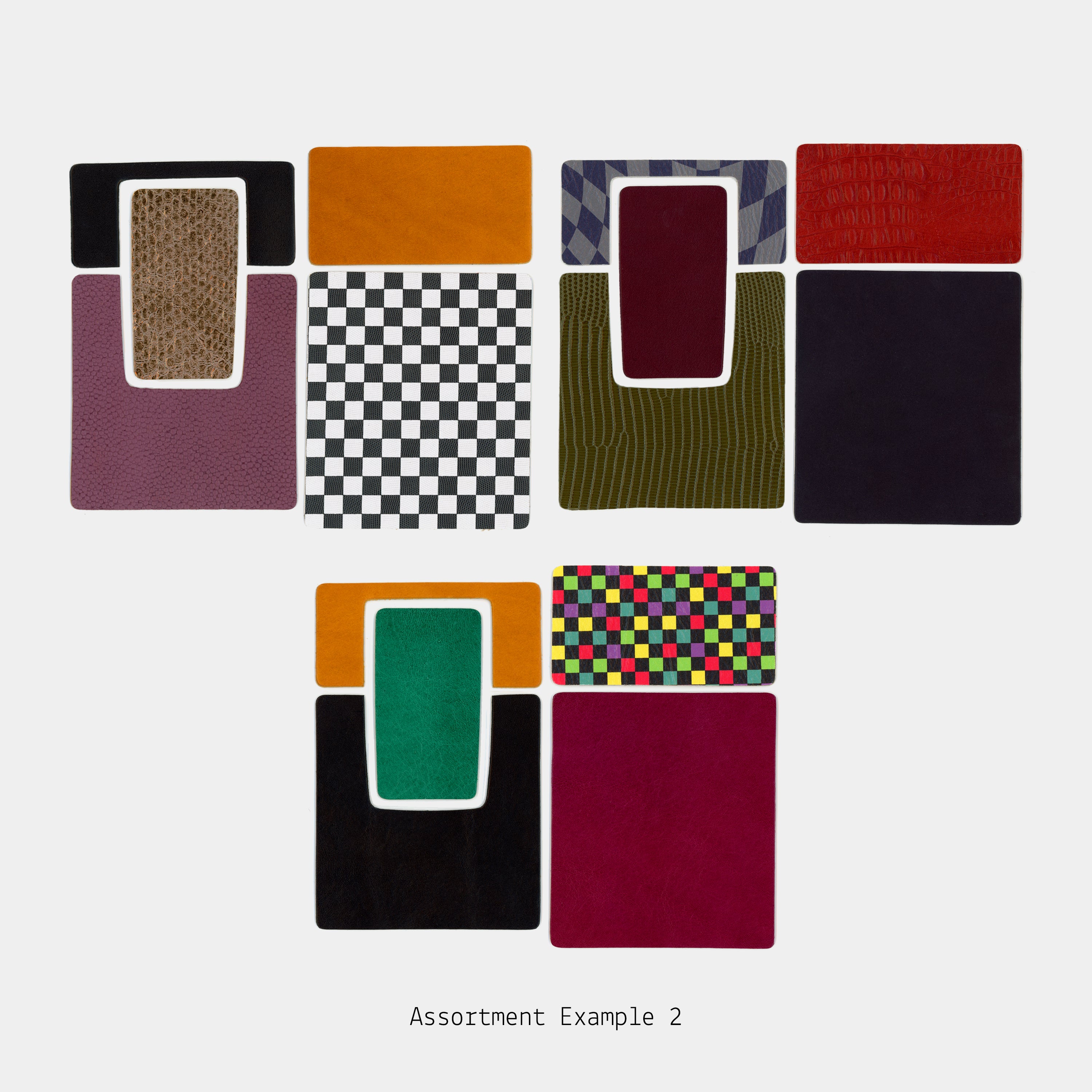 SX-70/SLR 680 Random Assortment Leather Camera Skins - 3 Pack