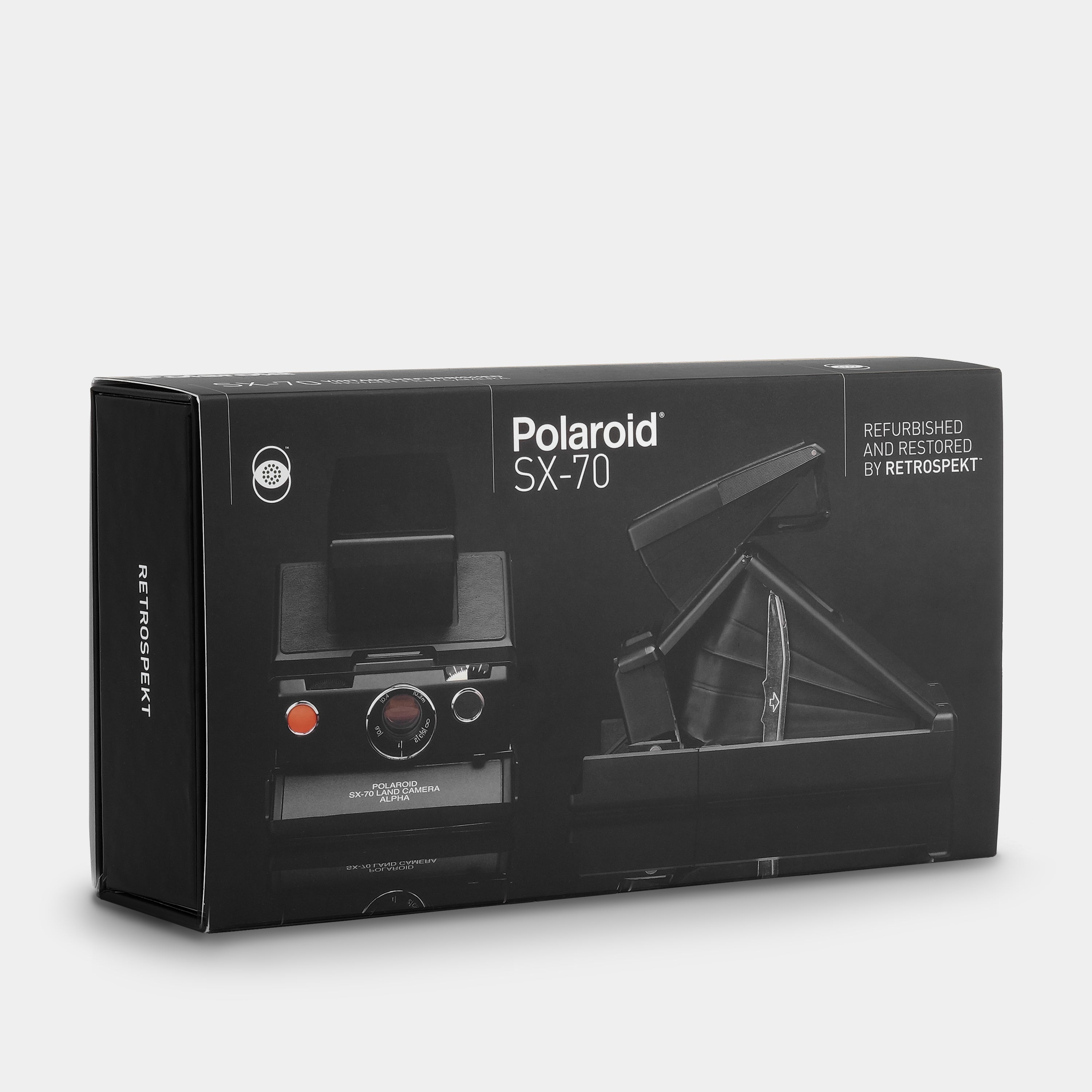 Polaroid SX-70 Model 2 Black Folding Instant Film Camera