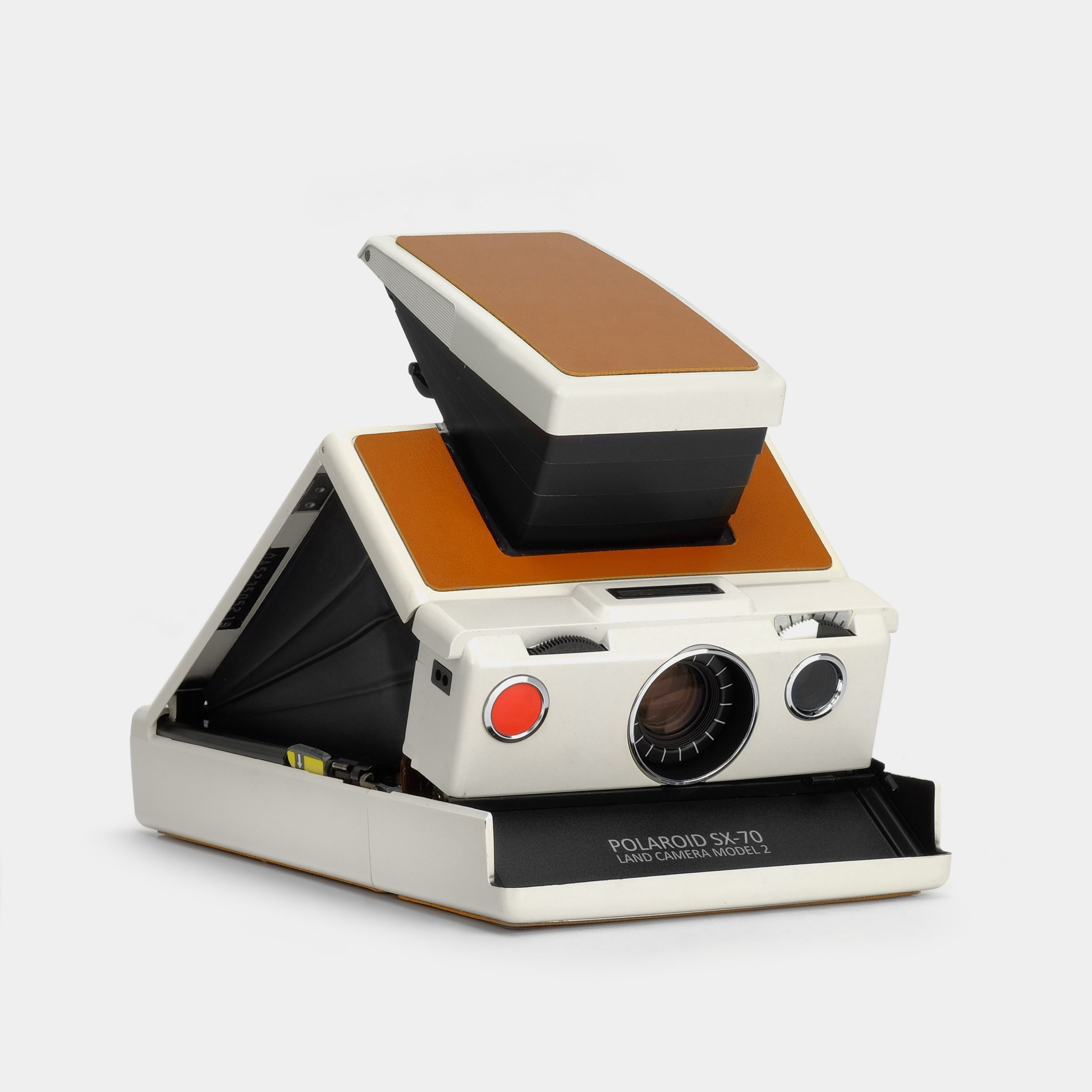 Polaroid SX-70 Model 2 White Folding Instant Film Camera