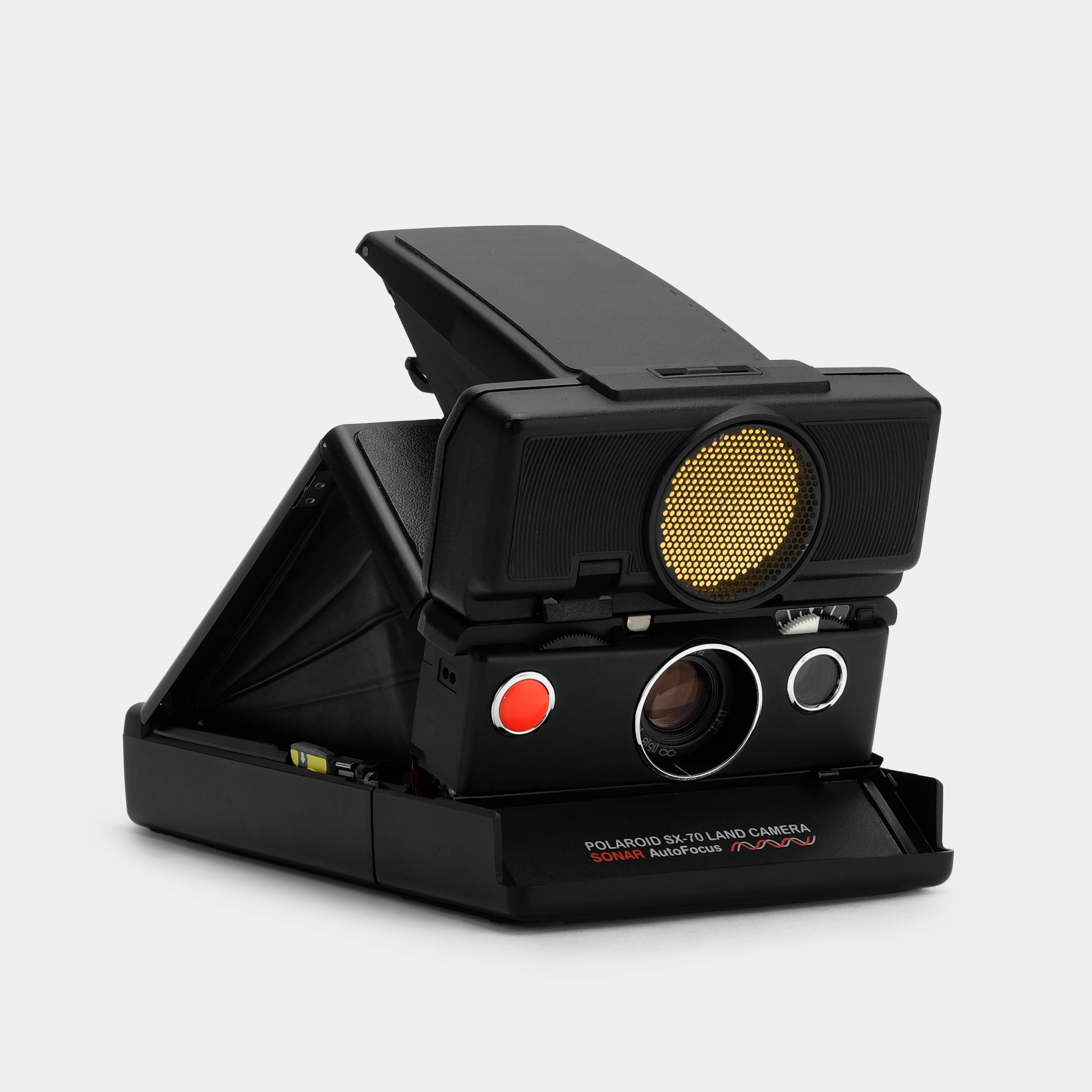 Polaroid SX-70 Sonar Autofocus Black Folding Instant Film Camera