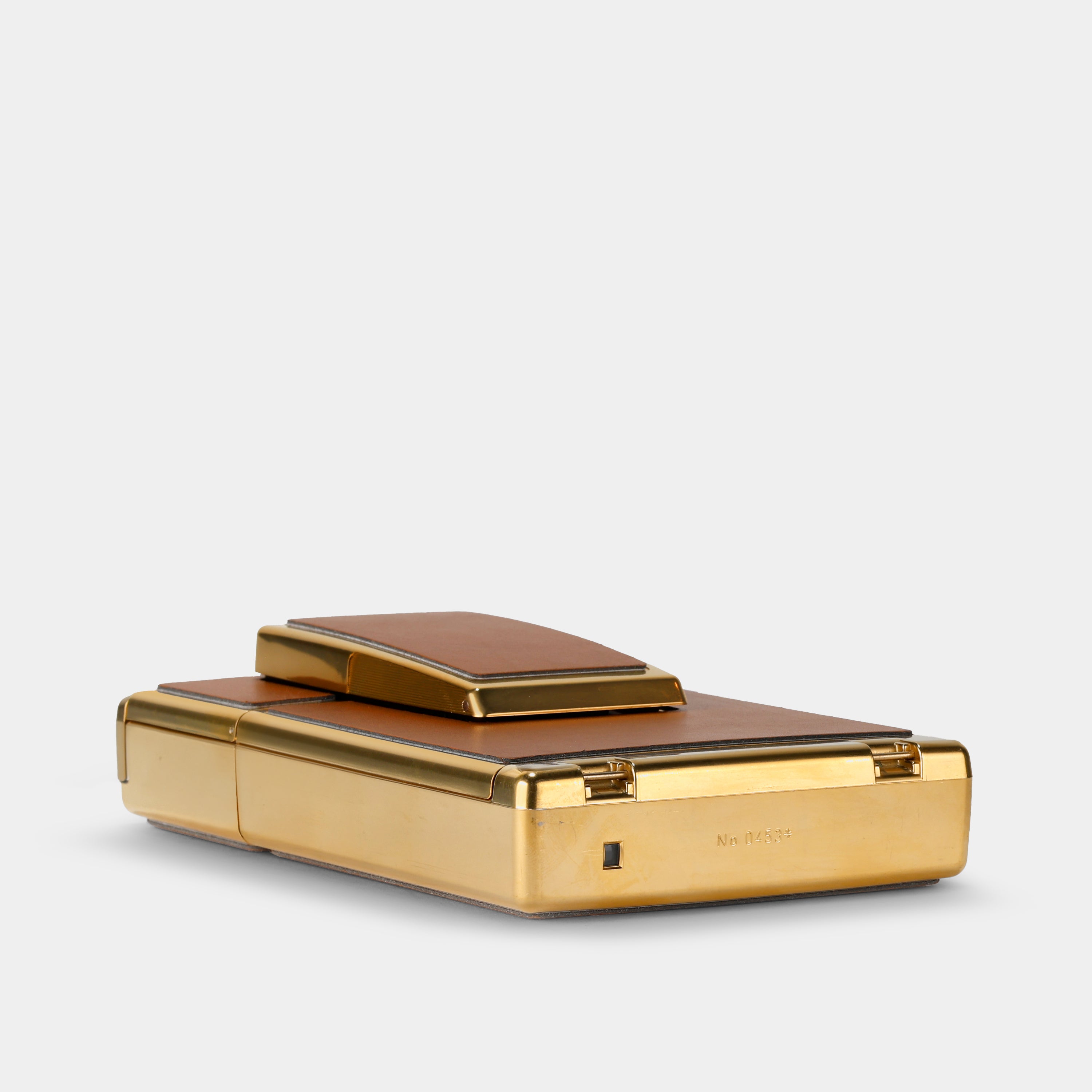 Polaroid SX-70 Alpha Gold-Plated Folding Instant Film Camera