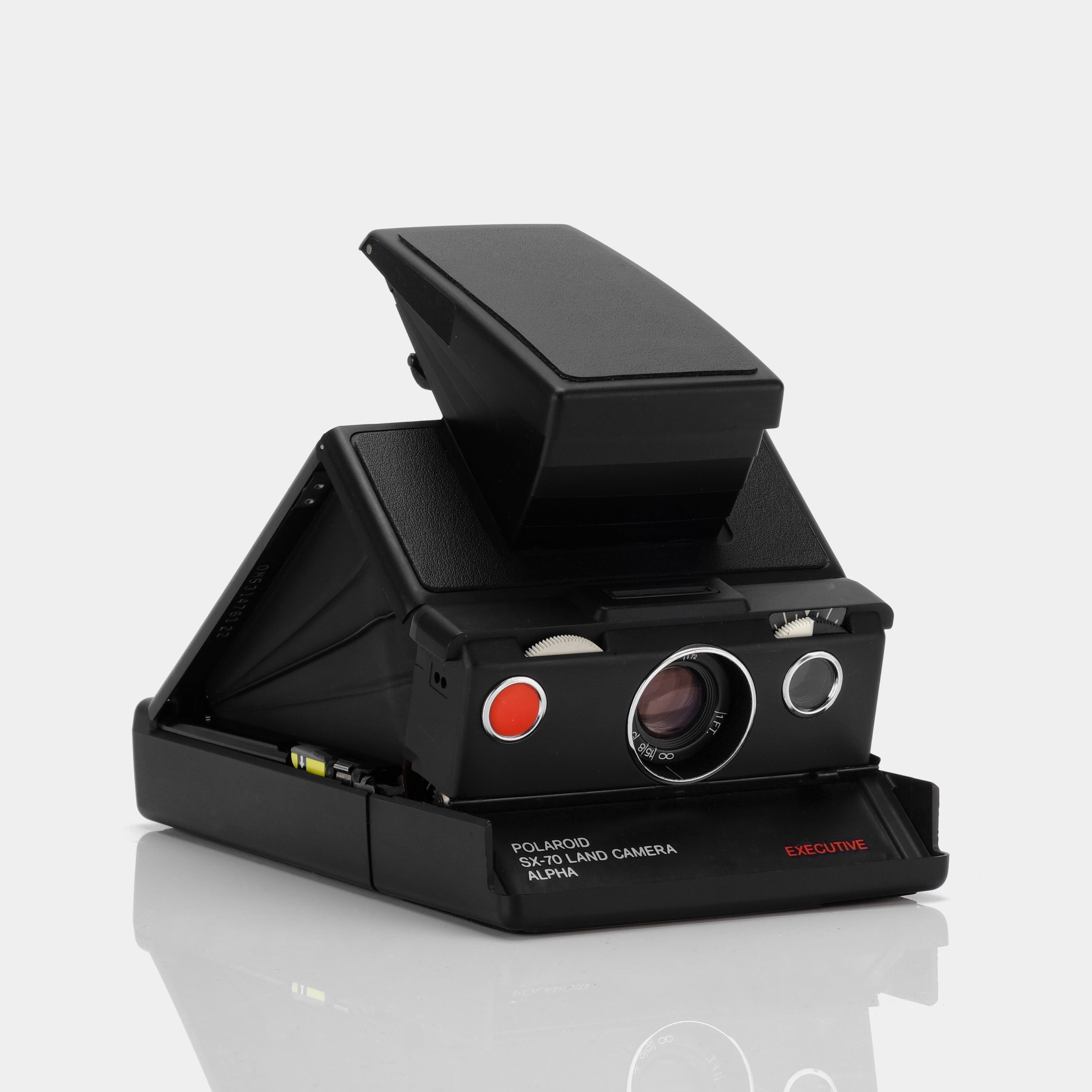 Polaroid SX-70 Executive Black Folding Instant Film Camera