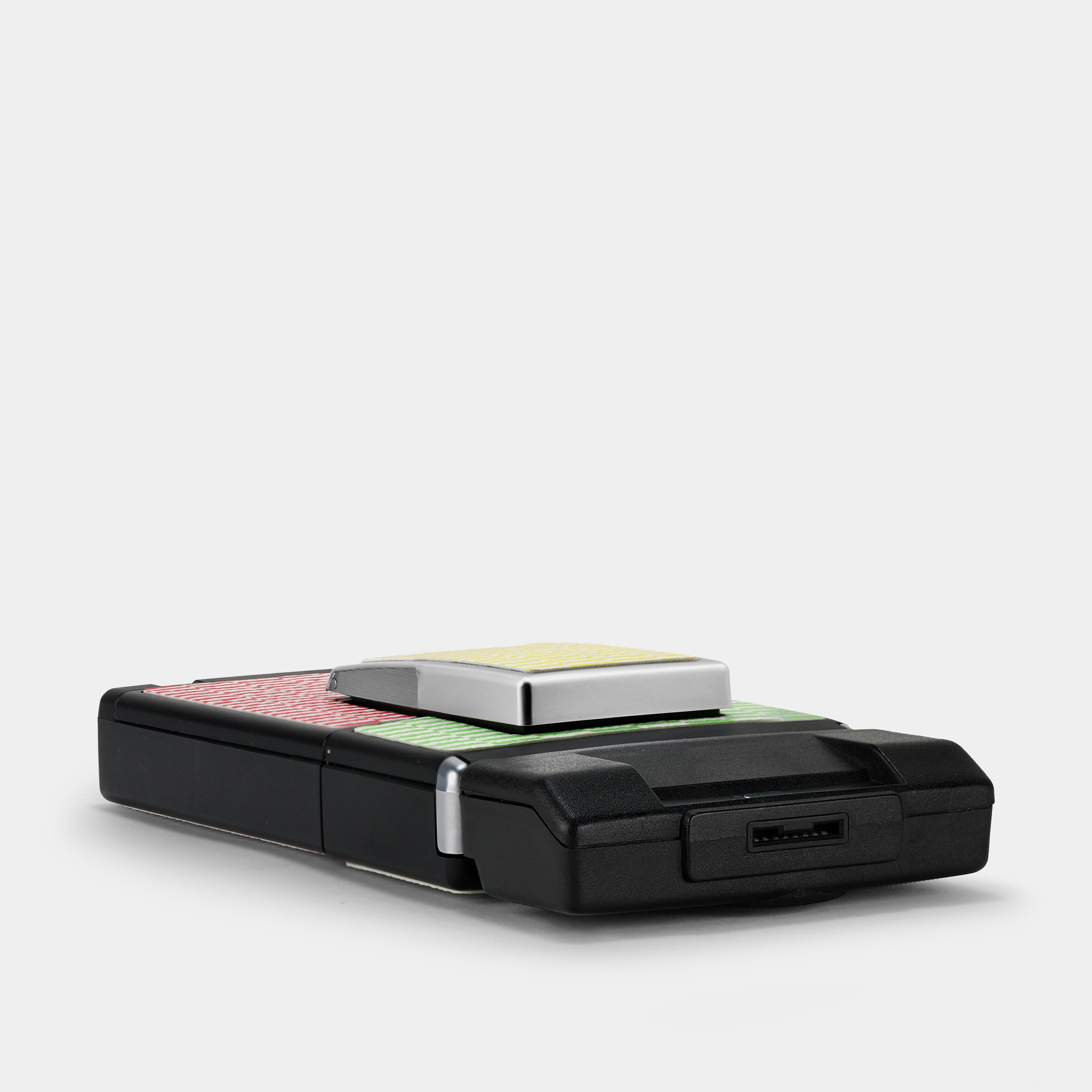 Polaroid SX-70 Sonar Autofocus Black with Chrome Folding Instant Film Camera