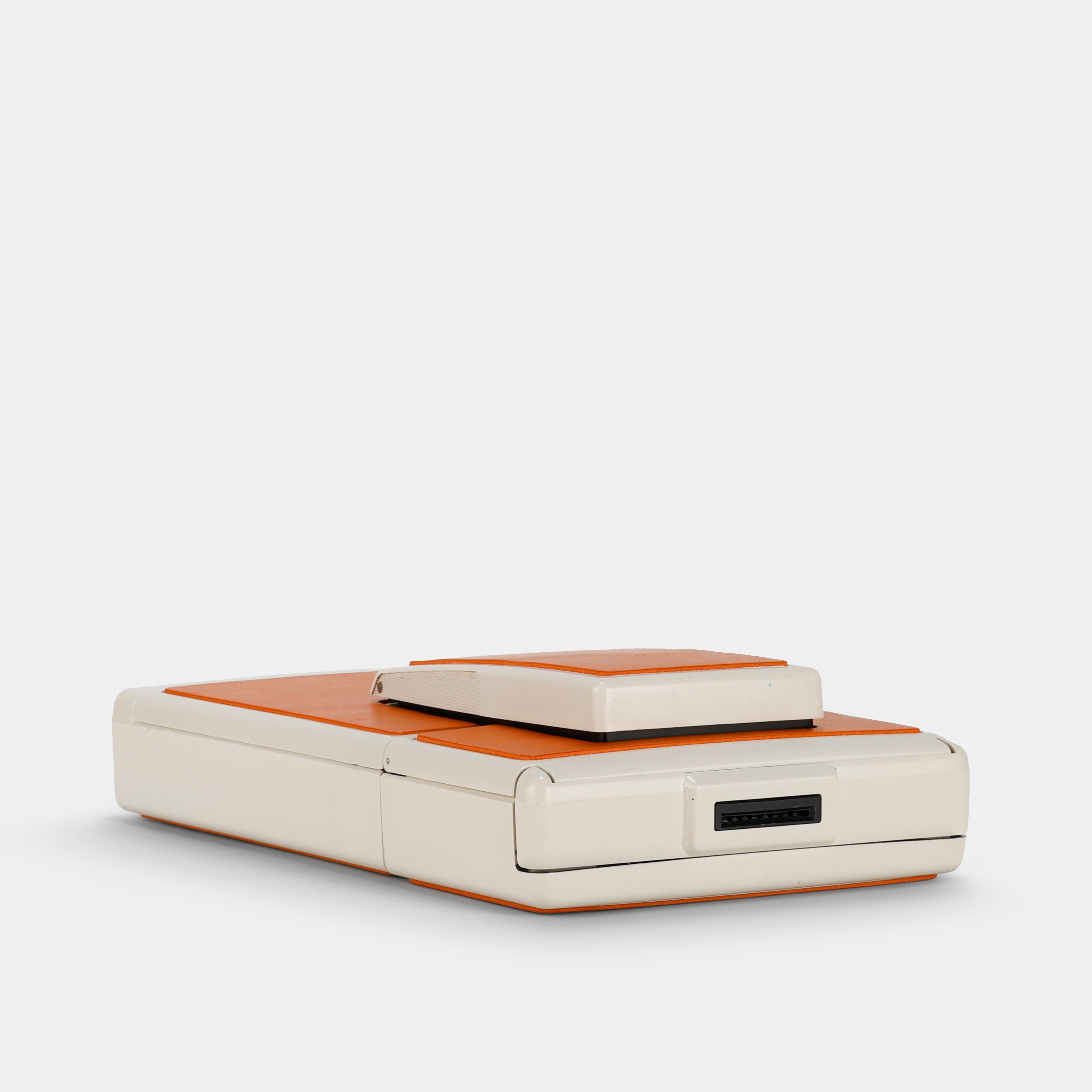 Polaroid SX-70 Model 2 White and Orange Folding Instant Film Camera