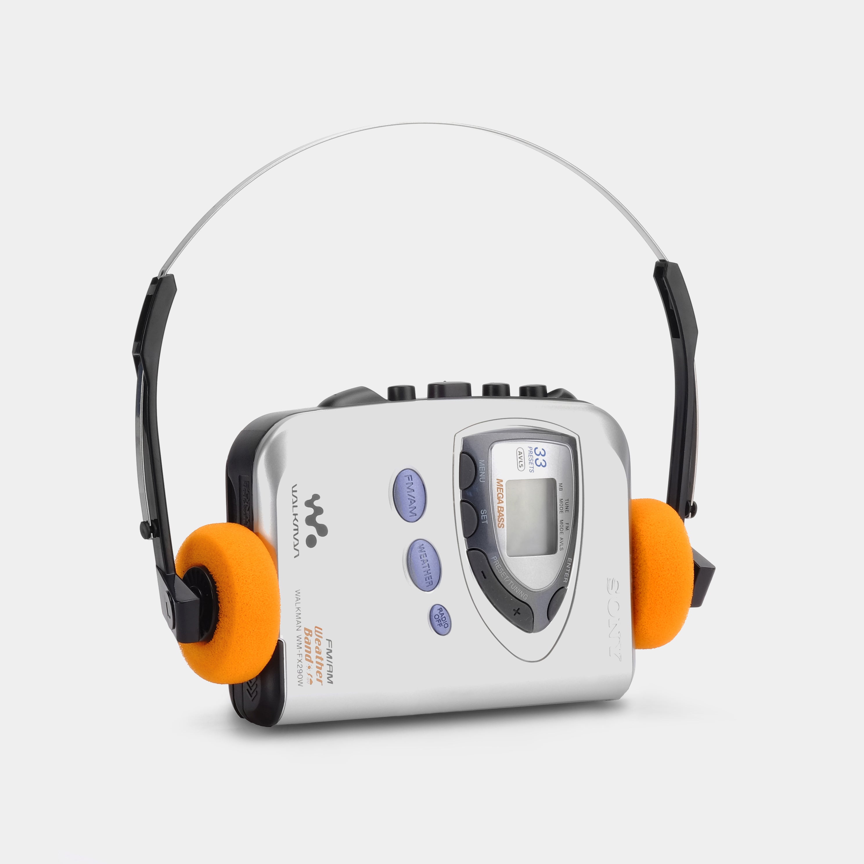 Sony Walkman WM-FX290/FX290W AM/FM Portable Cassette Player
