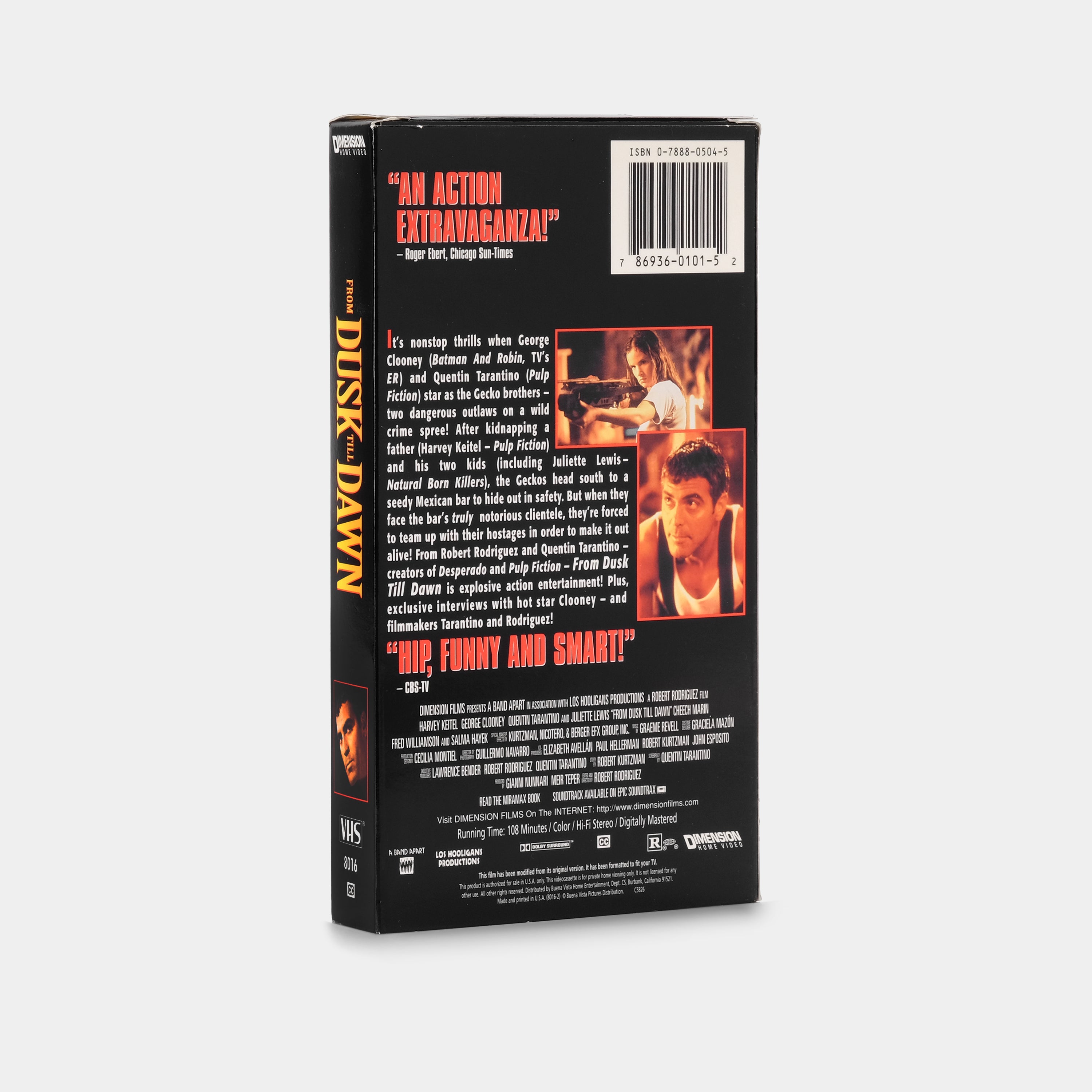 From Dusk Till Dawn VHS Tape