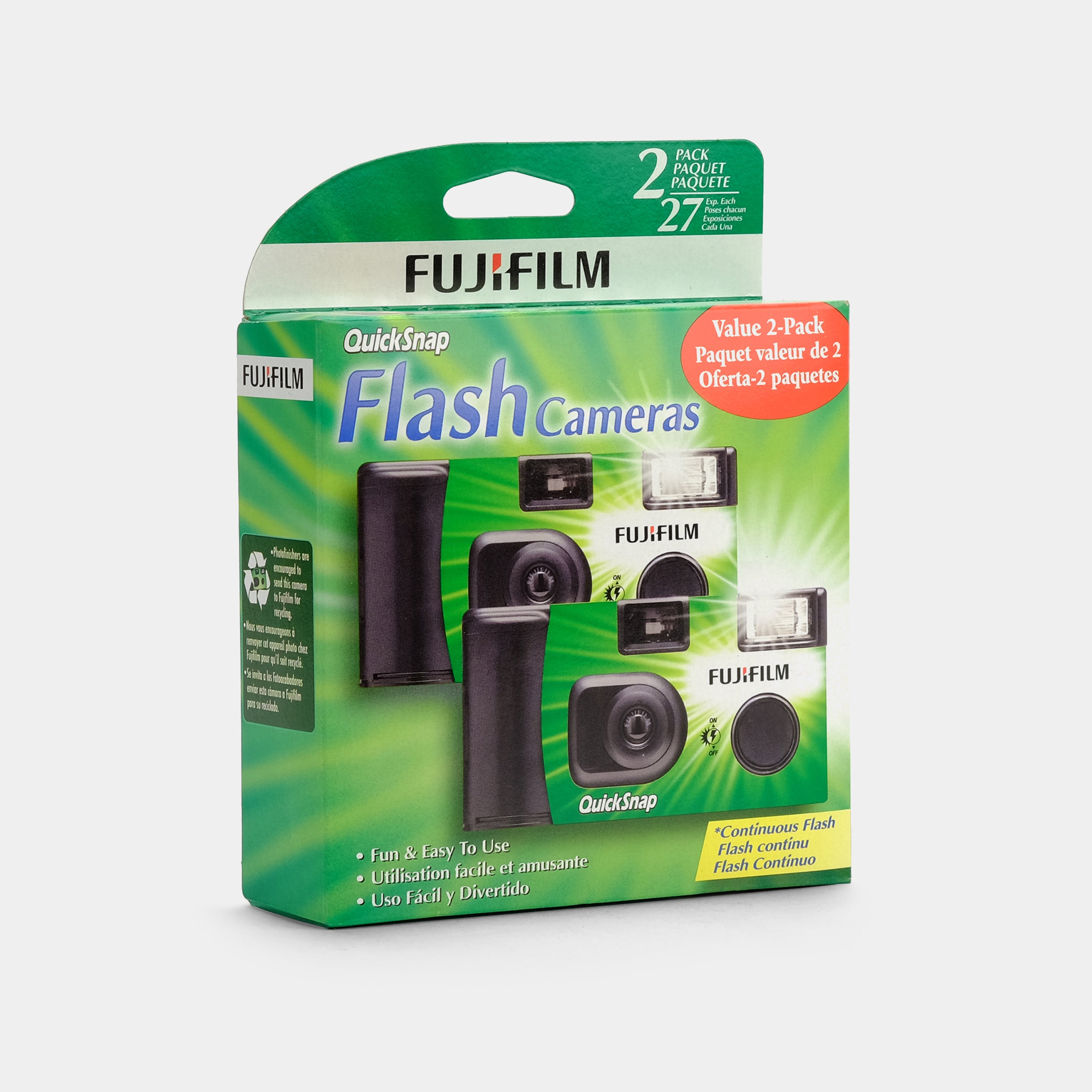Fujifilm QuickSnap Disposable 35mm Film Camera 2 Pack