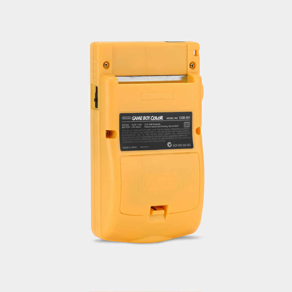 Nintendo Game Boy Color Yellow Game Console – Retrospekt