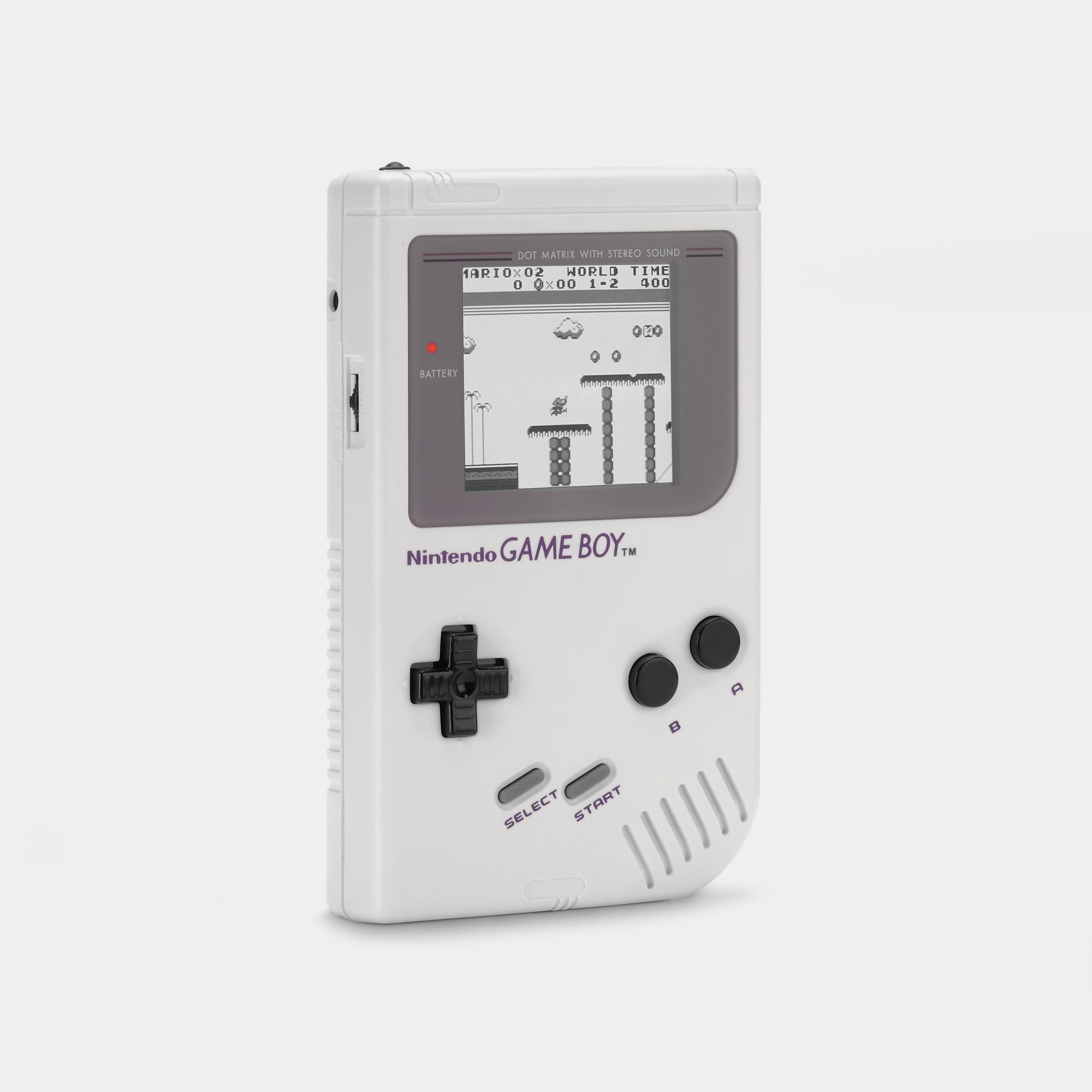 Nintendo Game Boy White Game Console With Multicolor Backlight