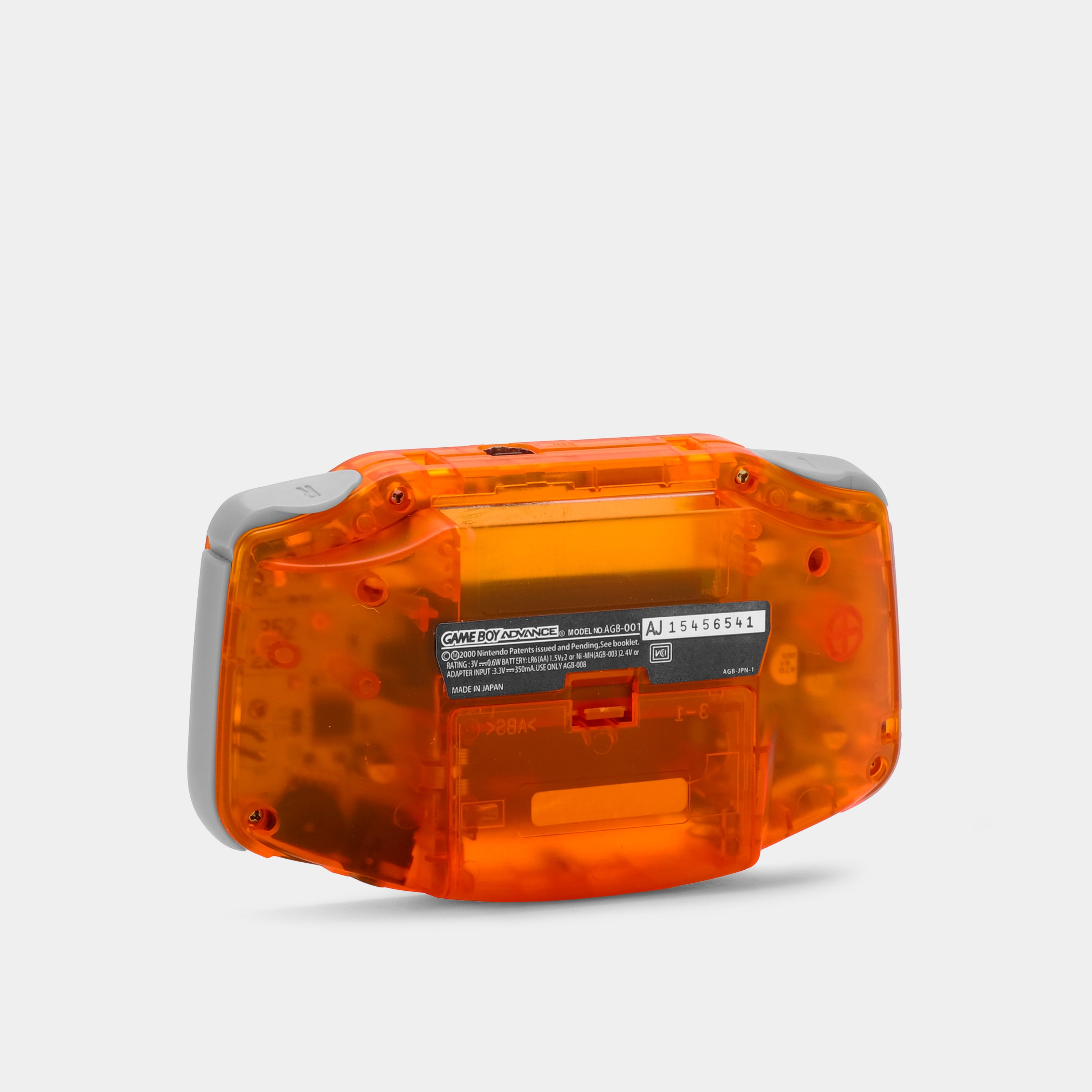 Nintendo Game Boy Advance Transparent Orange Game Console