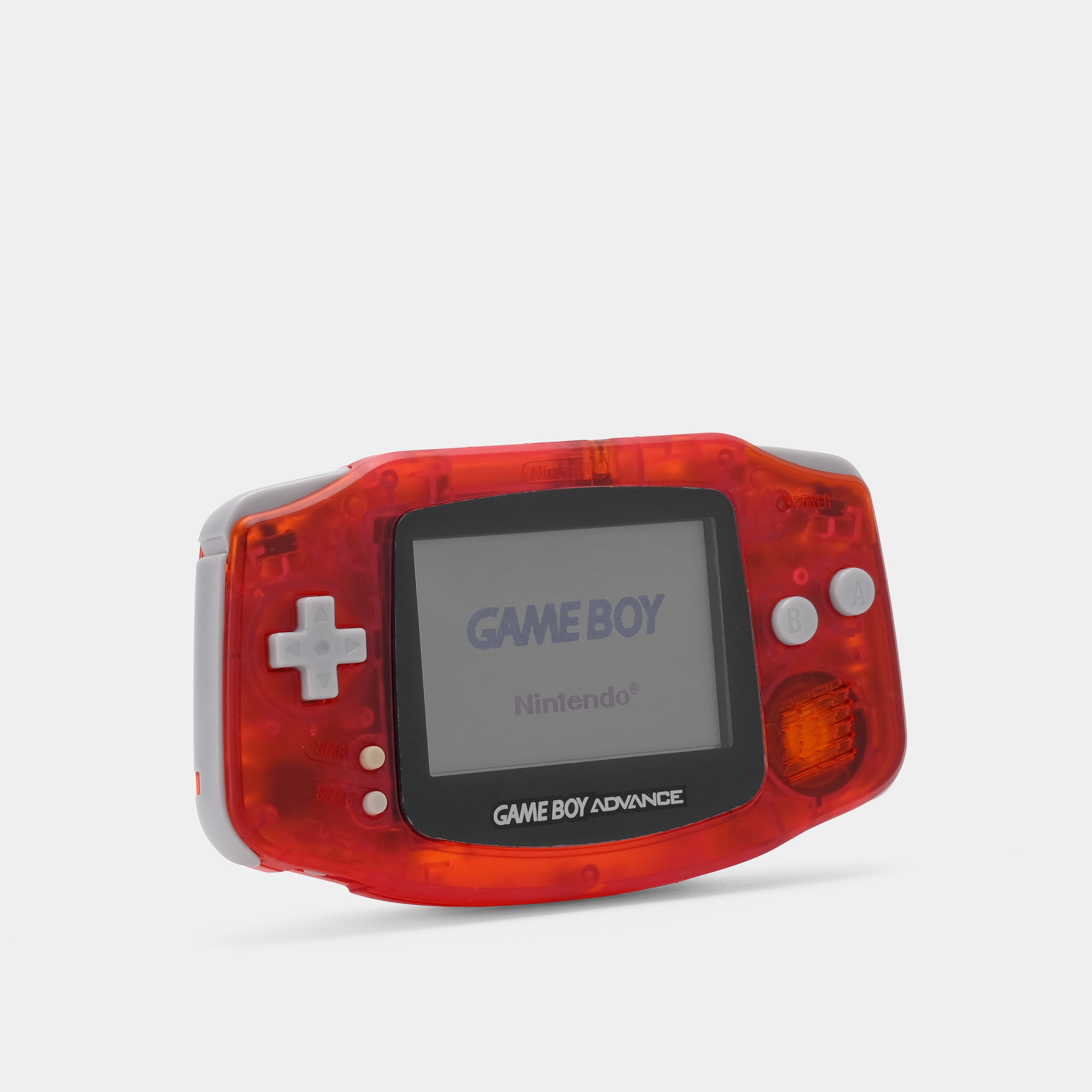 Nintendo Game Boy Advance Transparent Red Game Console