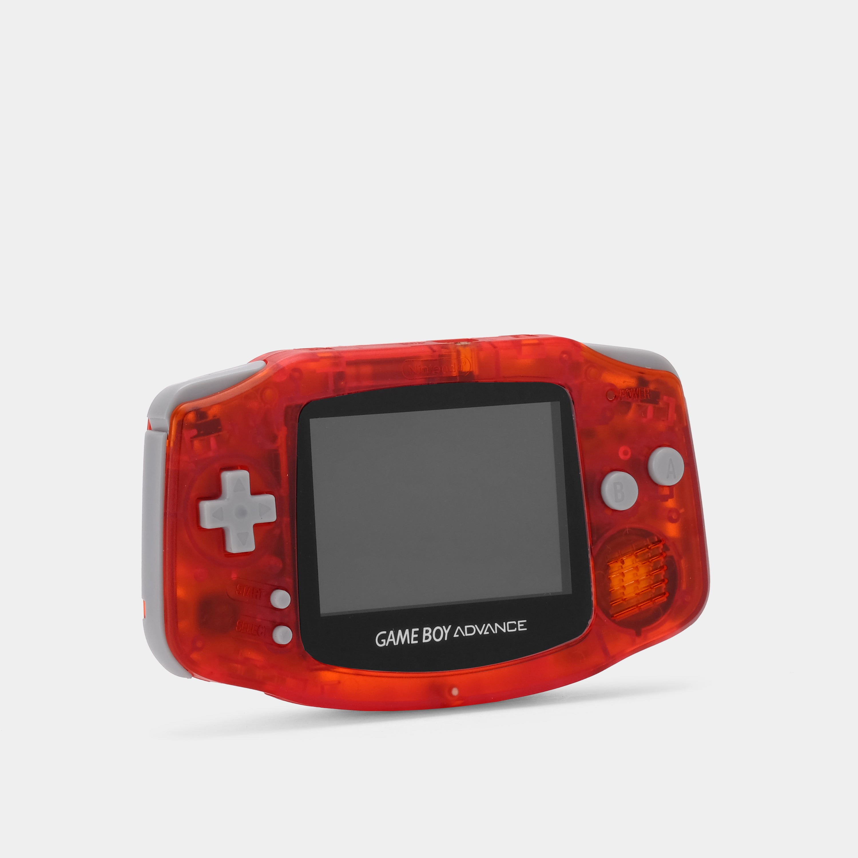 Nintendo Game Boy Advance Transparent Red Game Console With Backlit Sc