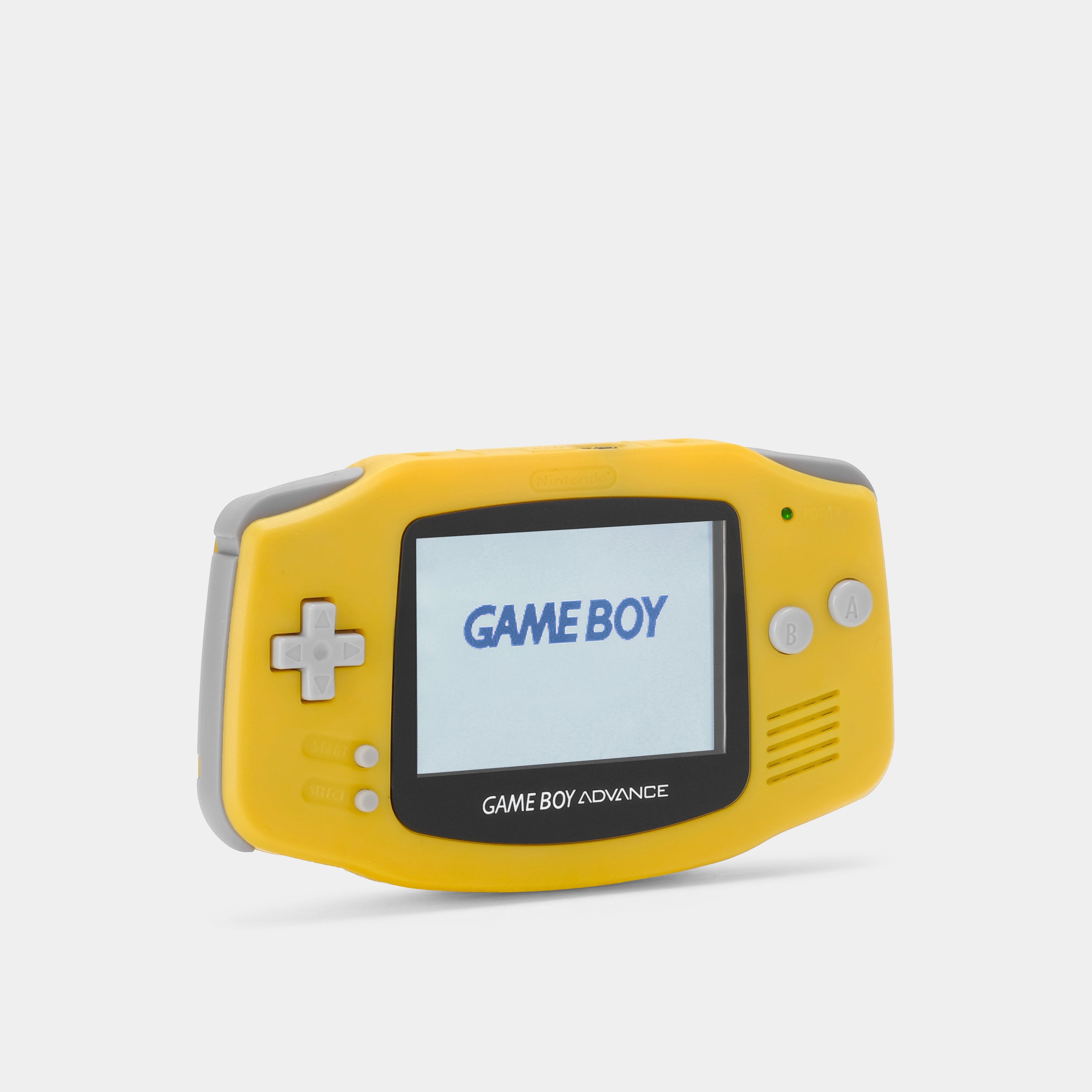Nintendo Game Boy Advance Yellow Game Console With Backlit Screen