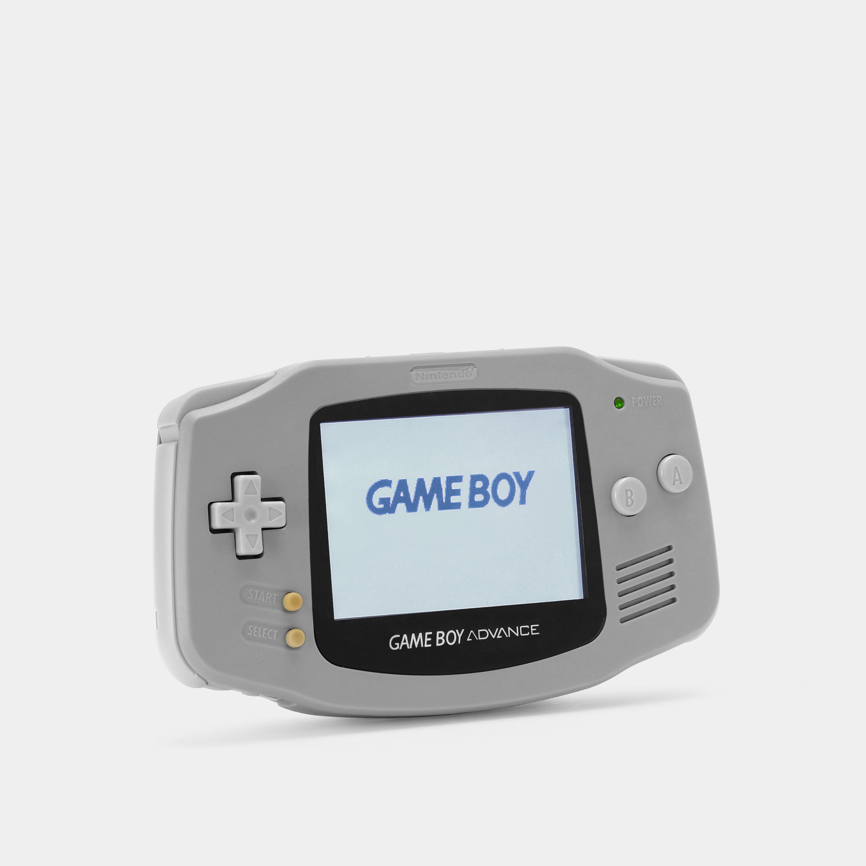 Nintendo Game Boy Advance Grey Game Console With Backlit Screen