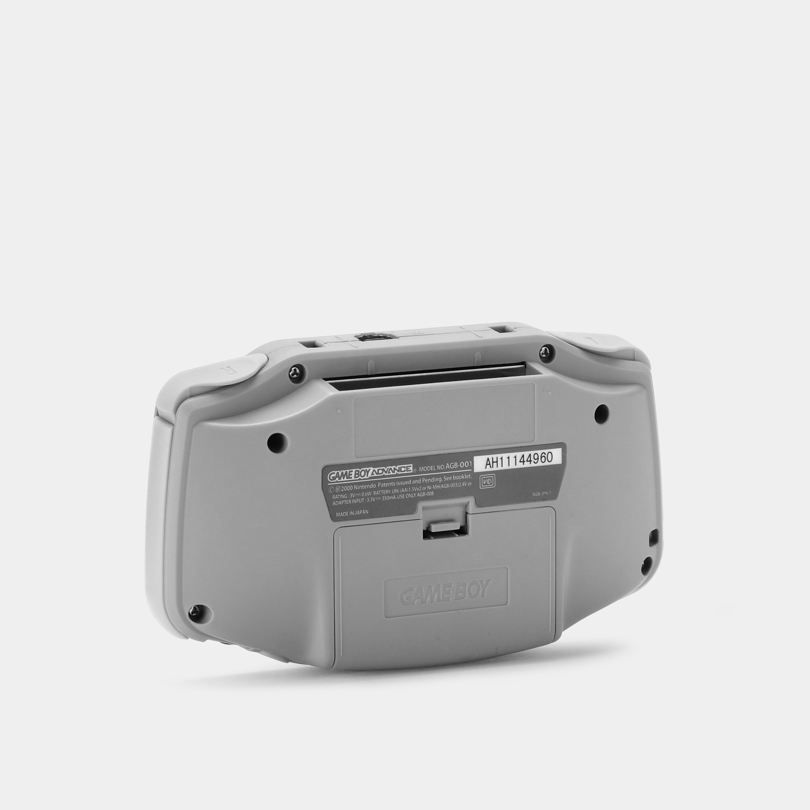 Nintendo Game Boy Advance Grey Game Console With Backlit Screen