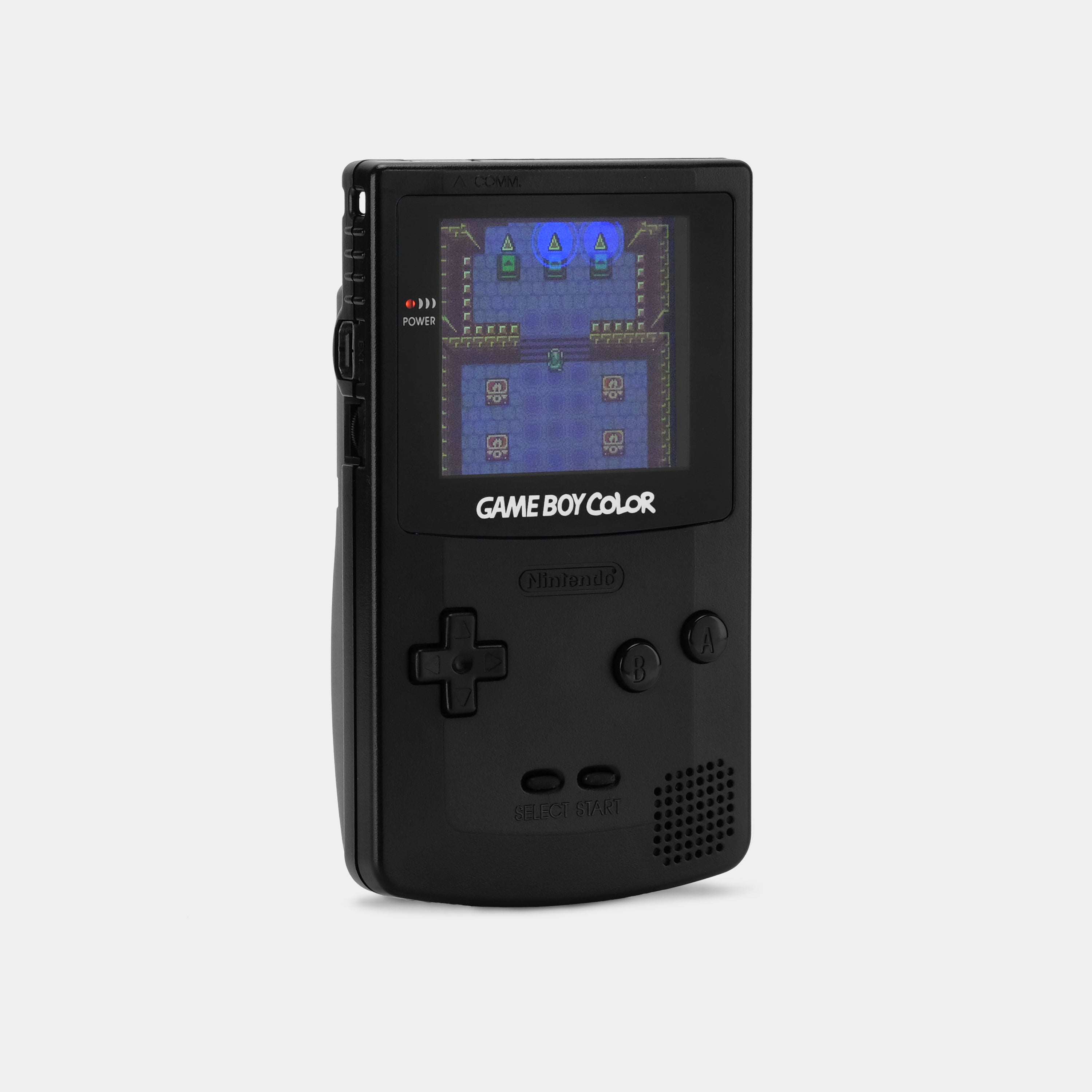 Nintendo Game Boy Color Black Game Console With Backlit Screen
