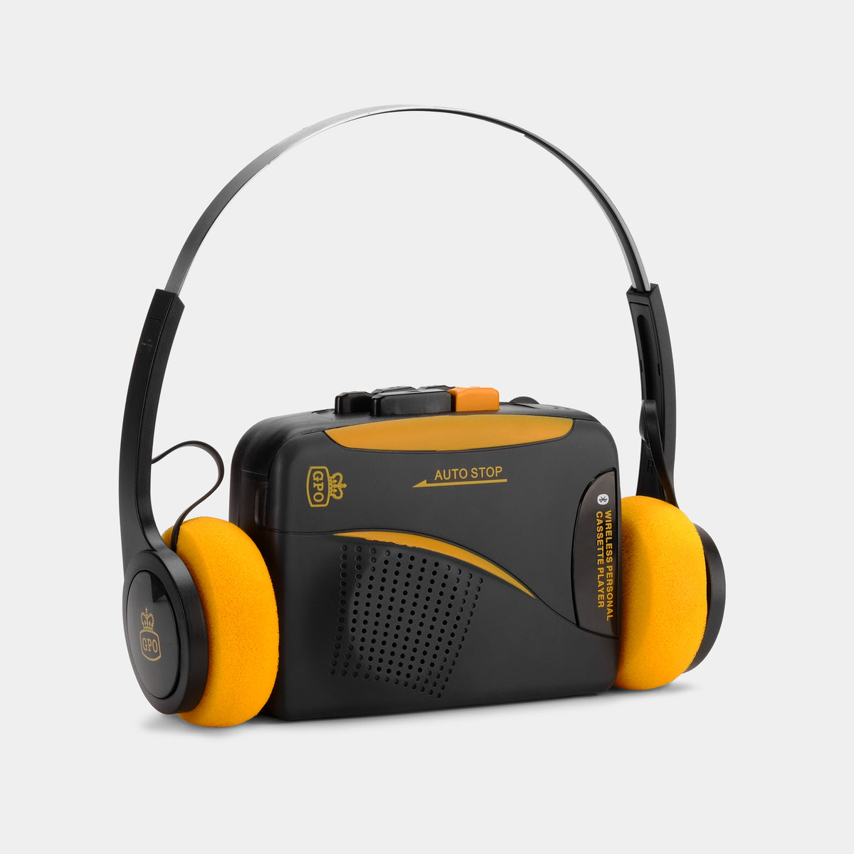 GPO Personal Cassette Player With Bluetooth Headphones